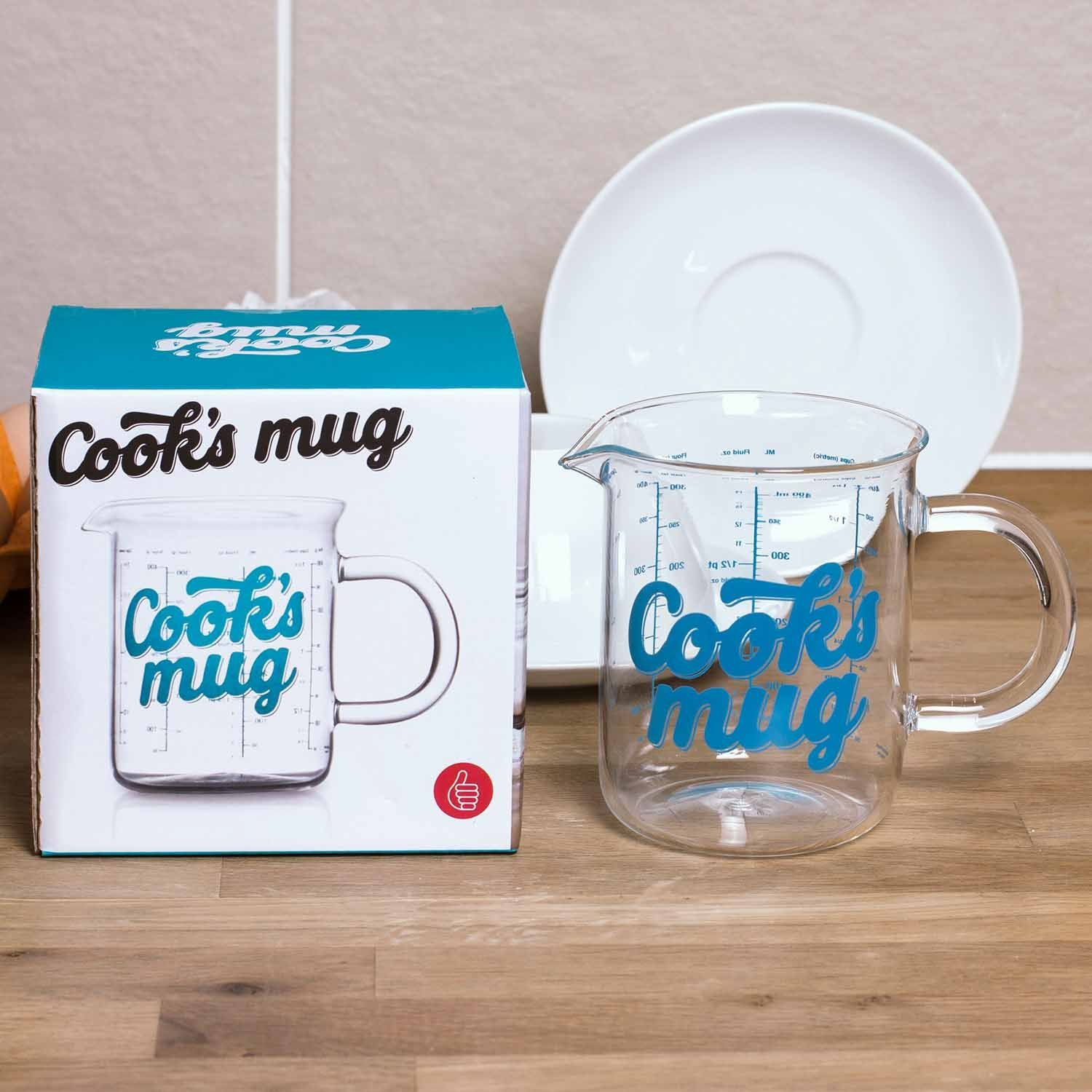 Thumbs Up Tasse "Cooks Mug" - Messbecher 500ml mit Skala