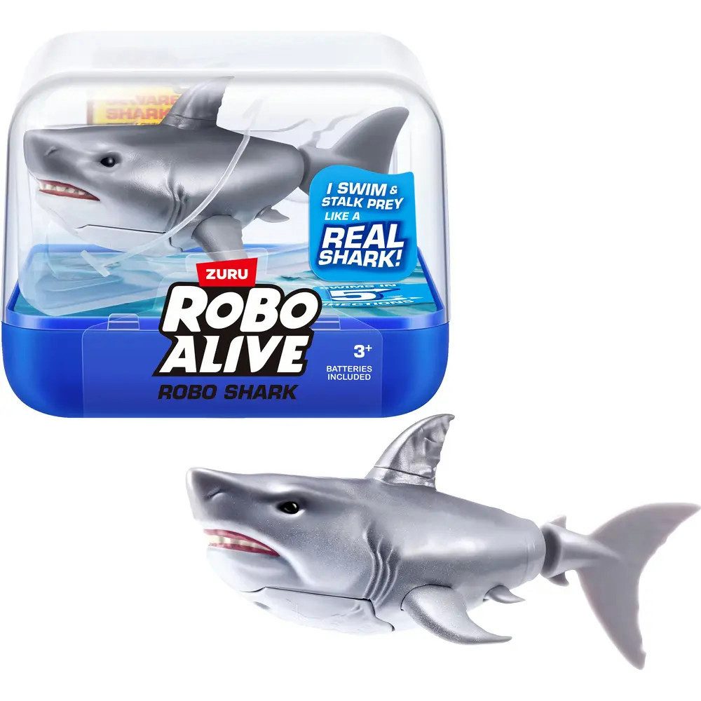 ZURU Spiel Robo Alive Robo Shark - 1 aus 3 Haien zufällig ausgewählt