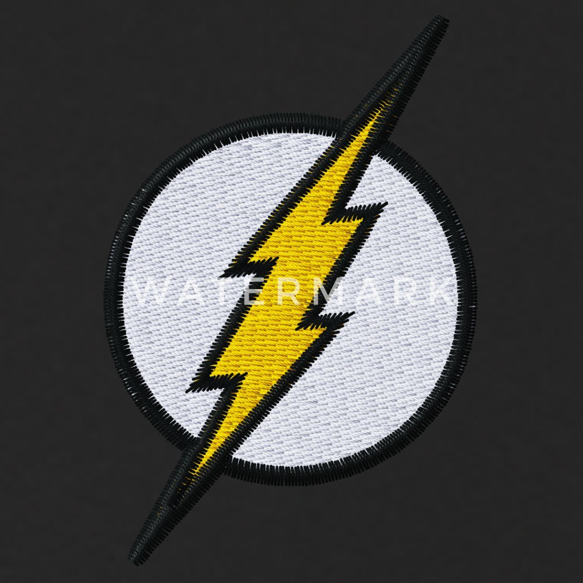Spreadshirt Hoodie The Flash Blitz-Symbol Als Stickmotiv Unisex Hoodie (1-tlg)