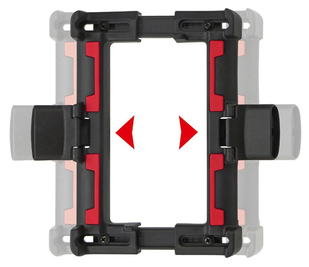 KlickFix Fahrradtasche Universalhalter UNIKLIP für Taschen Körbe Kisten Zubehörhalter