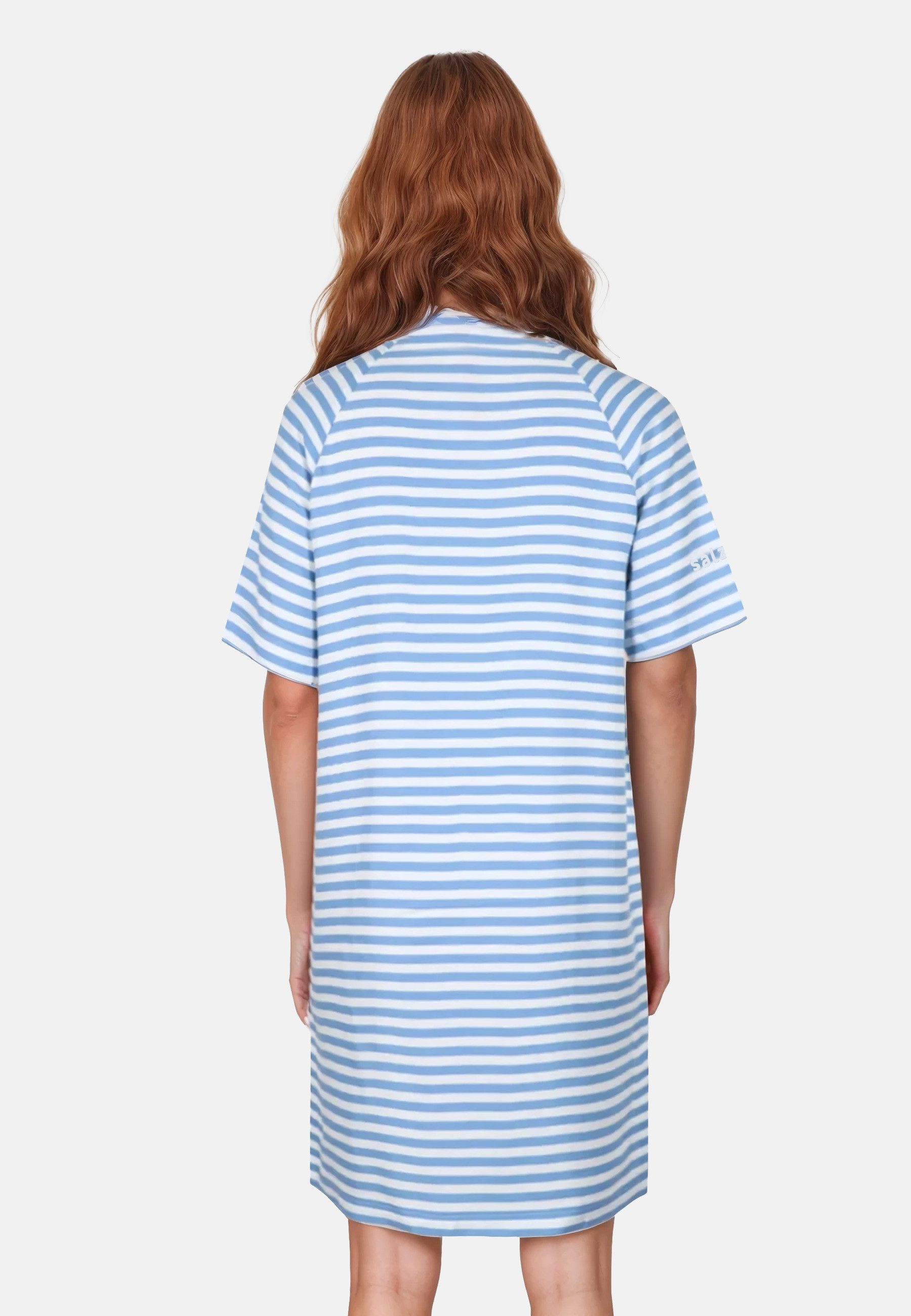 salzhaut Midikleid UPHEBEN - STRIPES Damen Regular Fit salzhaut – nordisch frisch, lässig und frech für jeden Tag! – Bild 5 von 5