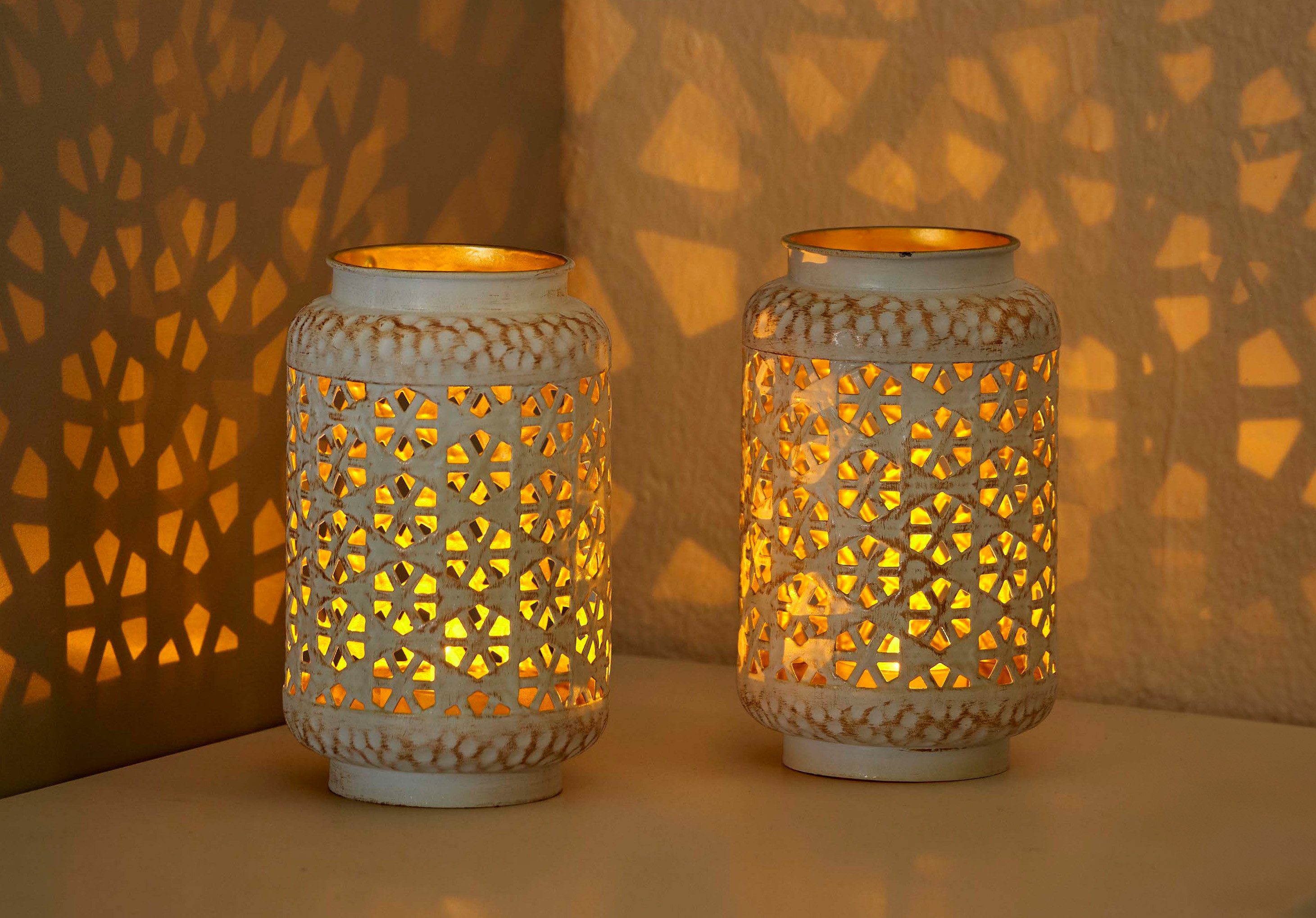 Northpoint LED Windlicht Stilvolles Orientalische mit einzigartigem Schatte günstig online kaufen