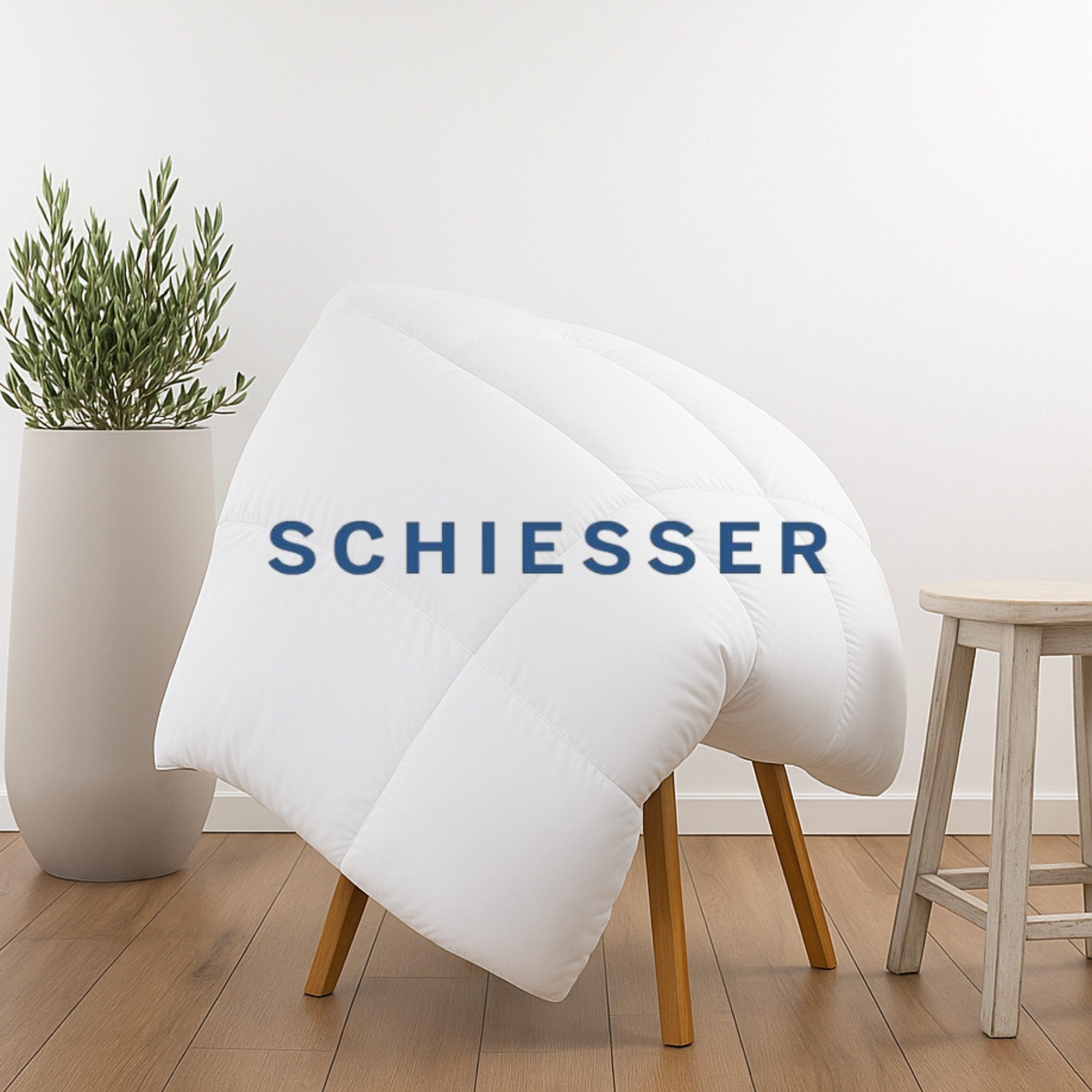 Schiesser Microfaserbettdecke Feels like Down, superleichte, silikonisierten Hohlfasern