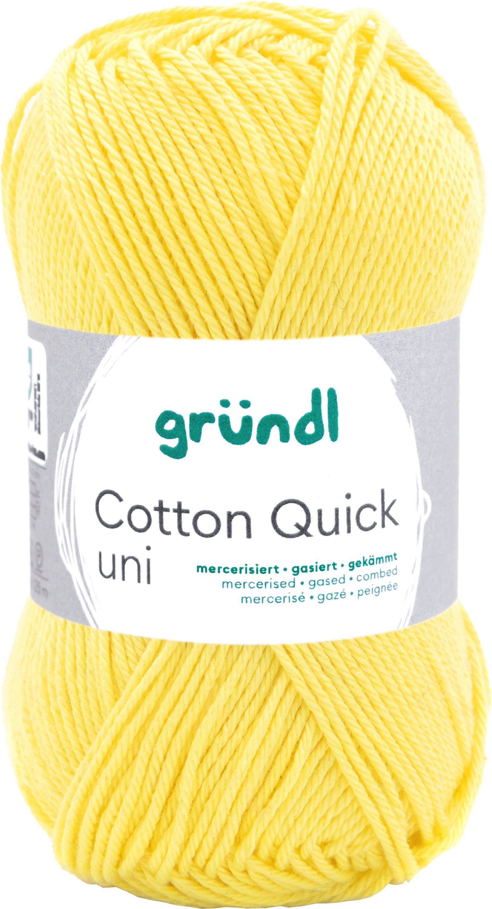 Gründl Cotton Quick Uni Häkelwolle, 50g