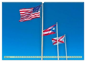 CALVENDO Wandkalender Die großen Antillen - Puerto Rico (Premium, hochwertiger DIN A2 Wandkalender 2023, Kunstdruck in Hochglanz)