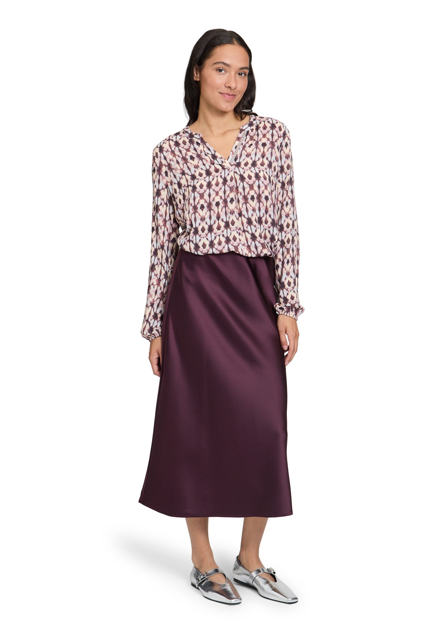 Cartoon Shirtbluse Damen mit Muster