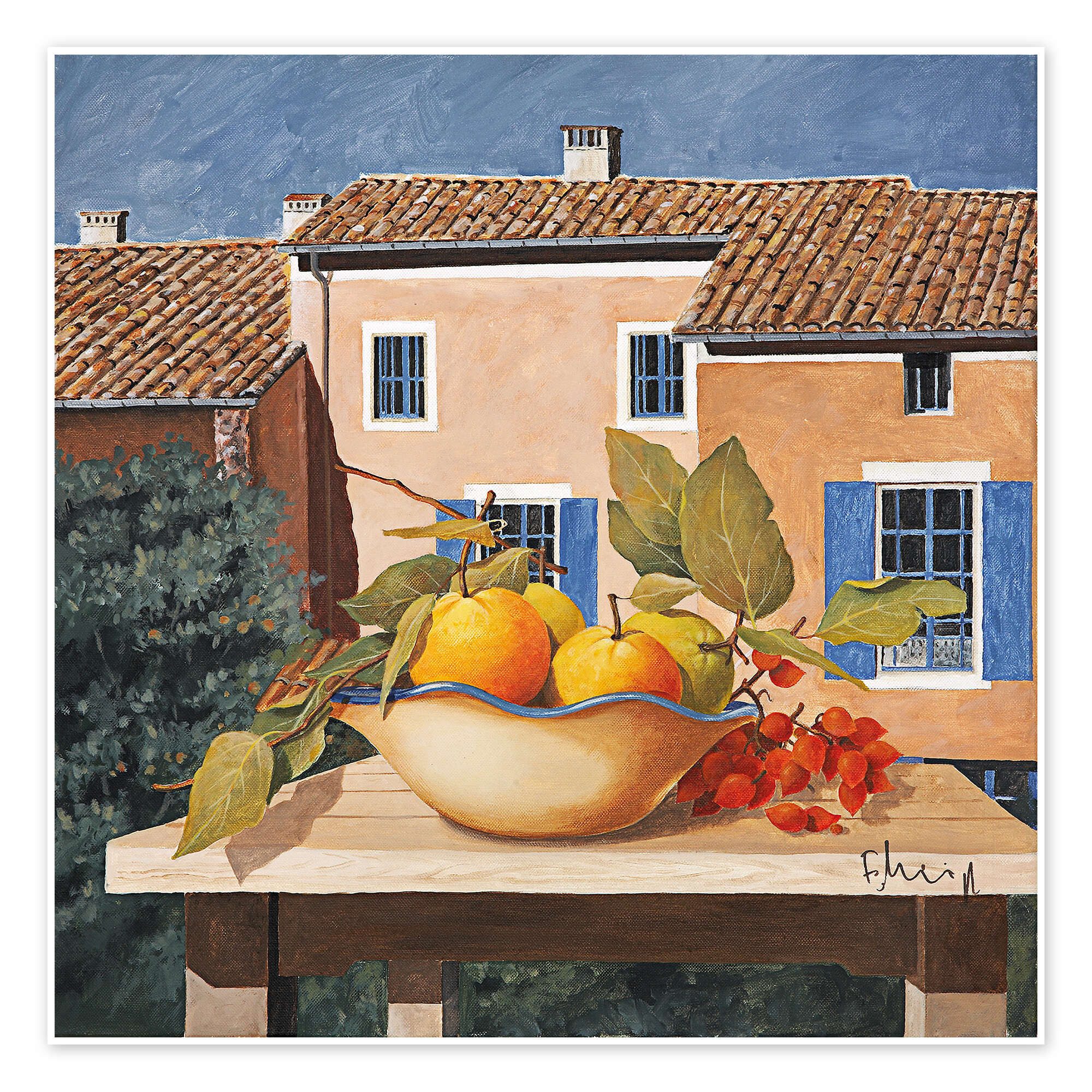 Posterlounge Wandbild Mediterranes Leben, Franz Heigl, erhältlich als Poster, Leinwandbild, Wandsticker oder Acrylglasbild