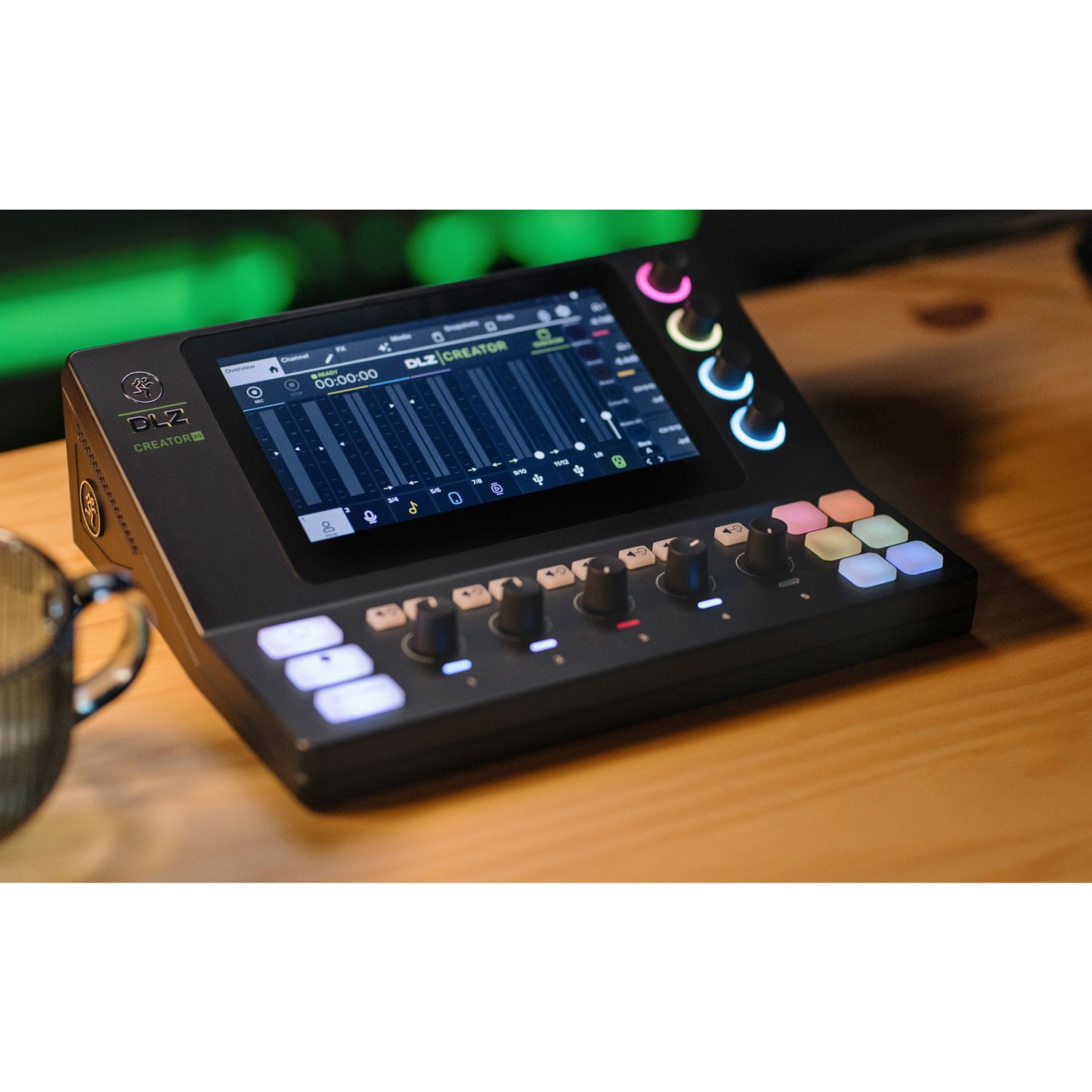 MACKIE Mackie Mischpult DLZ Creator XS Streaming Mixer Digitales Aufnahmegerät (3 Betriebsmodi für verschiedene Erfahrungsstufen)