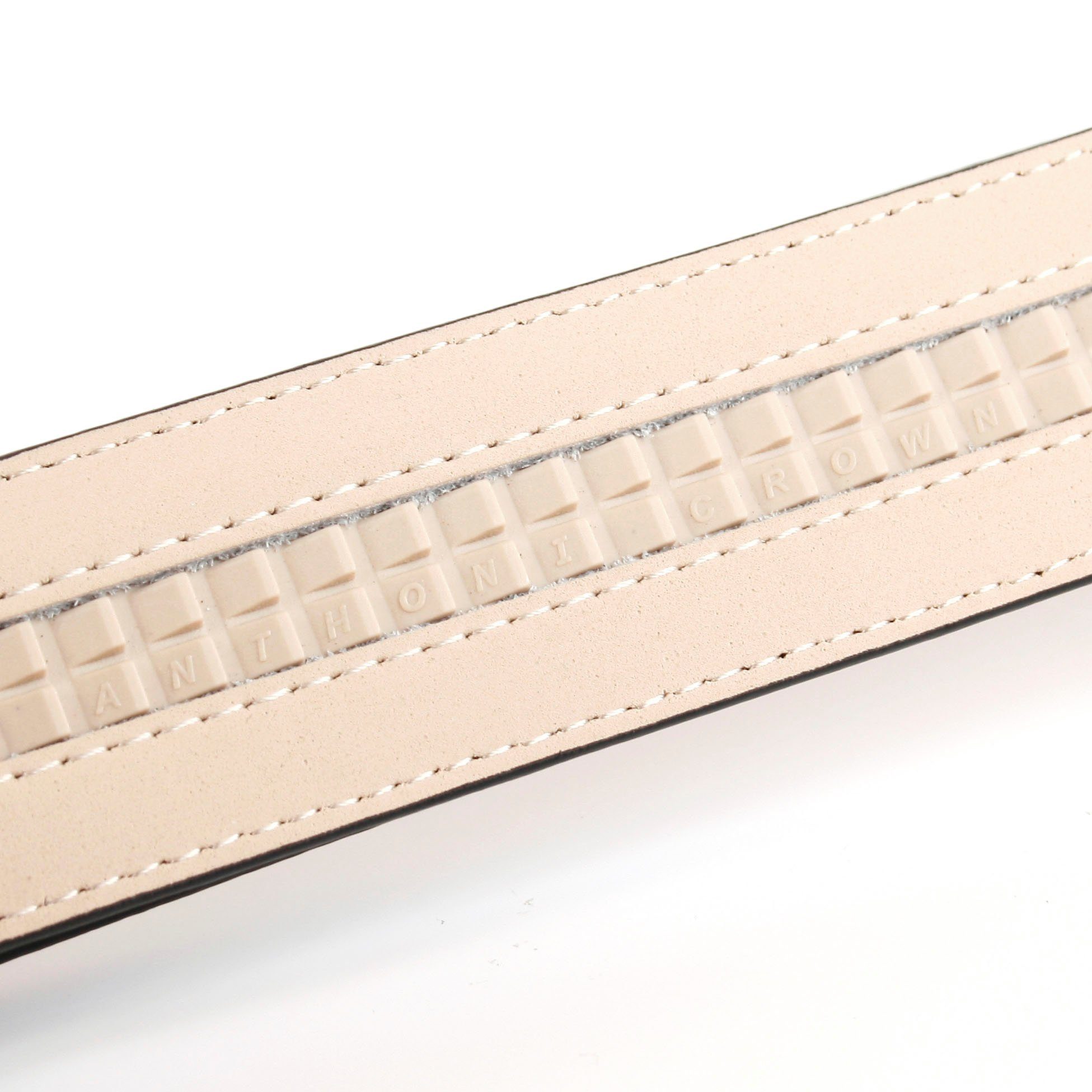 Anthoni Crown Ledergürtel Automatik Ledergürtel in angesagter cognac Farbe günstig online kaufen