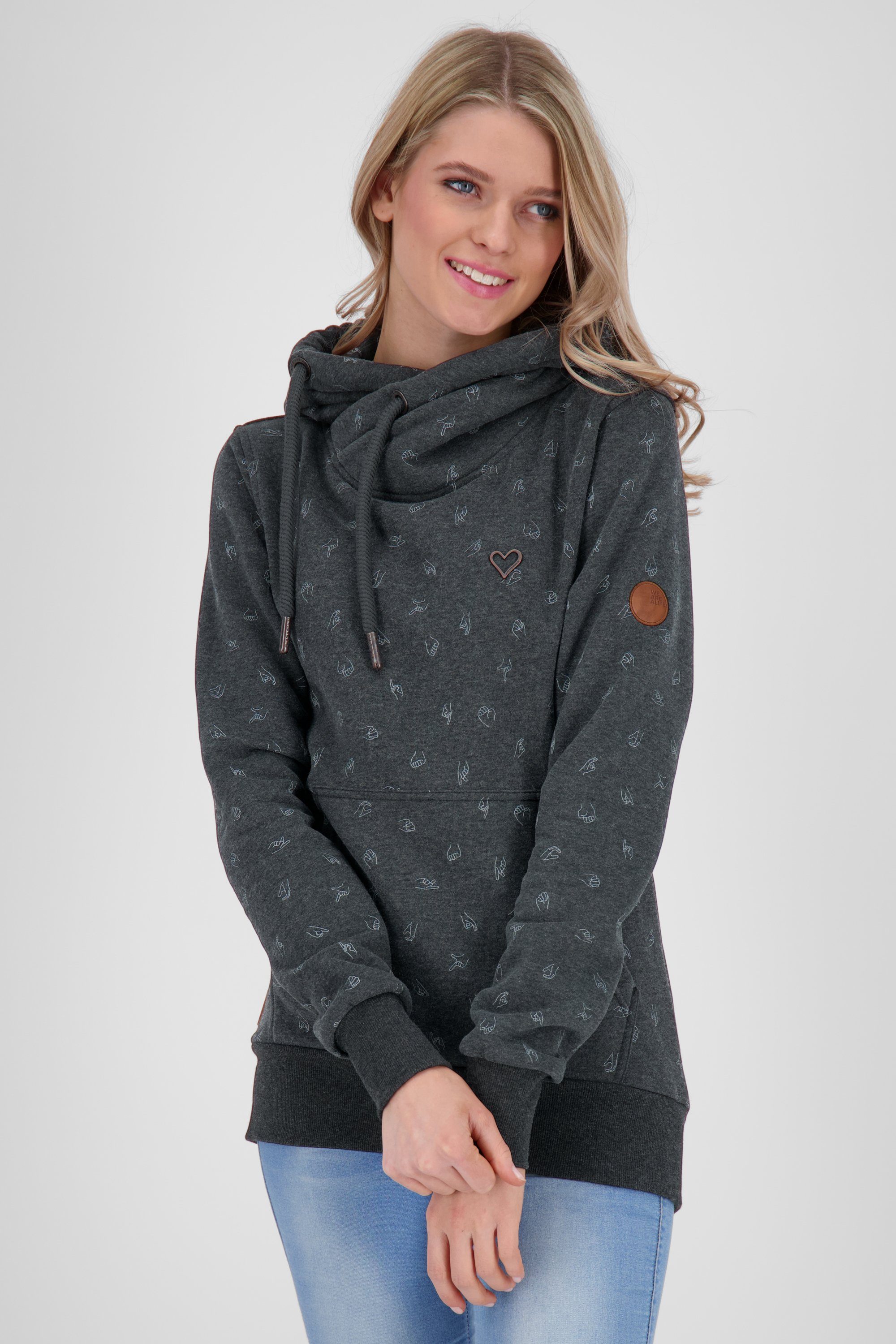 Kapuzensweatshirt moonless Kickin Damen B Sweat & Sweatshirt SarahAK Alife Kapuzensweatshirt,