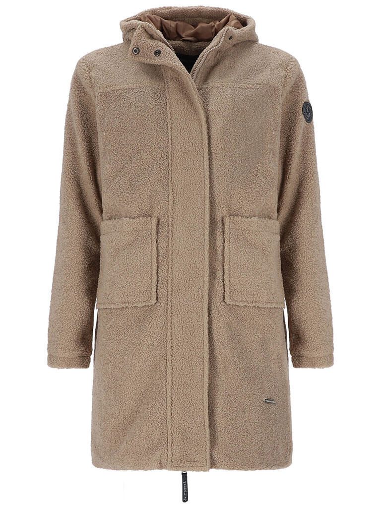 Wattlöper Wintermantel Damen Mantel Oversize aus Curly-Fleece - Fleecemante günstig online kaufen