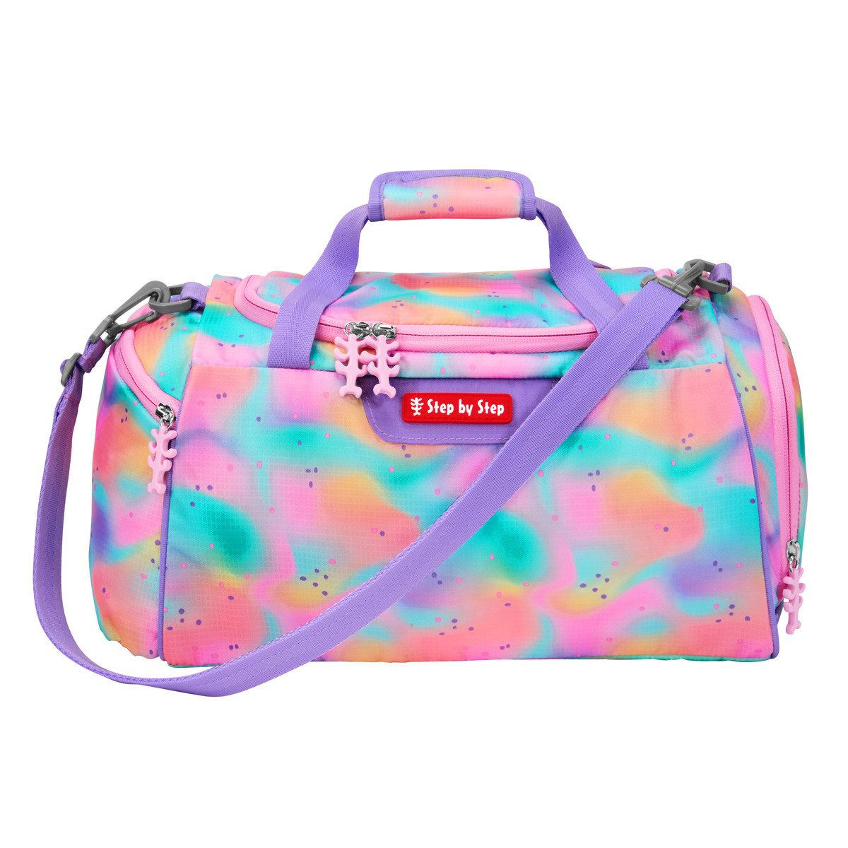 Step by Step Schulranzen Sporttasche Butterfly Luna (1 Stück), Sportbeutel, Turnbeutel, Nassfach, 13 Liter