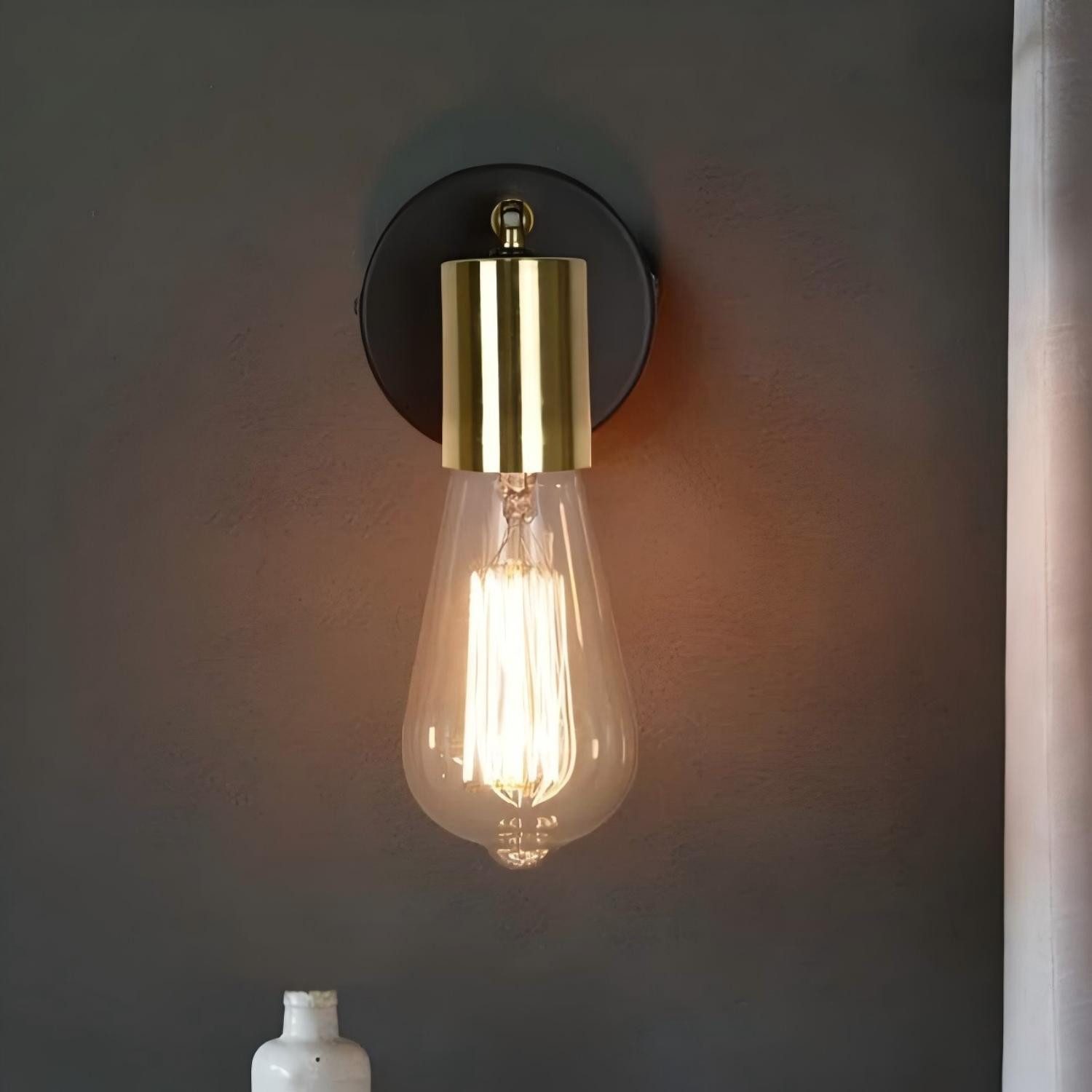 ZMH Deckenleuchten Hängend Deckenstrahler Vintage E27 Schwarz-Gold, ohne Leuchtmittel, Modern Deckenspots für Esszimmer Küche