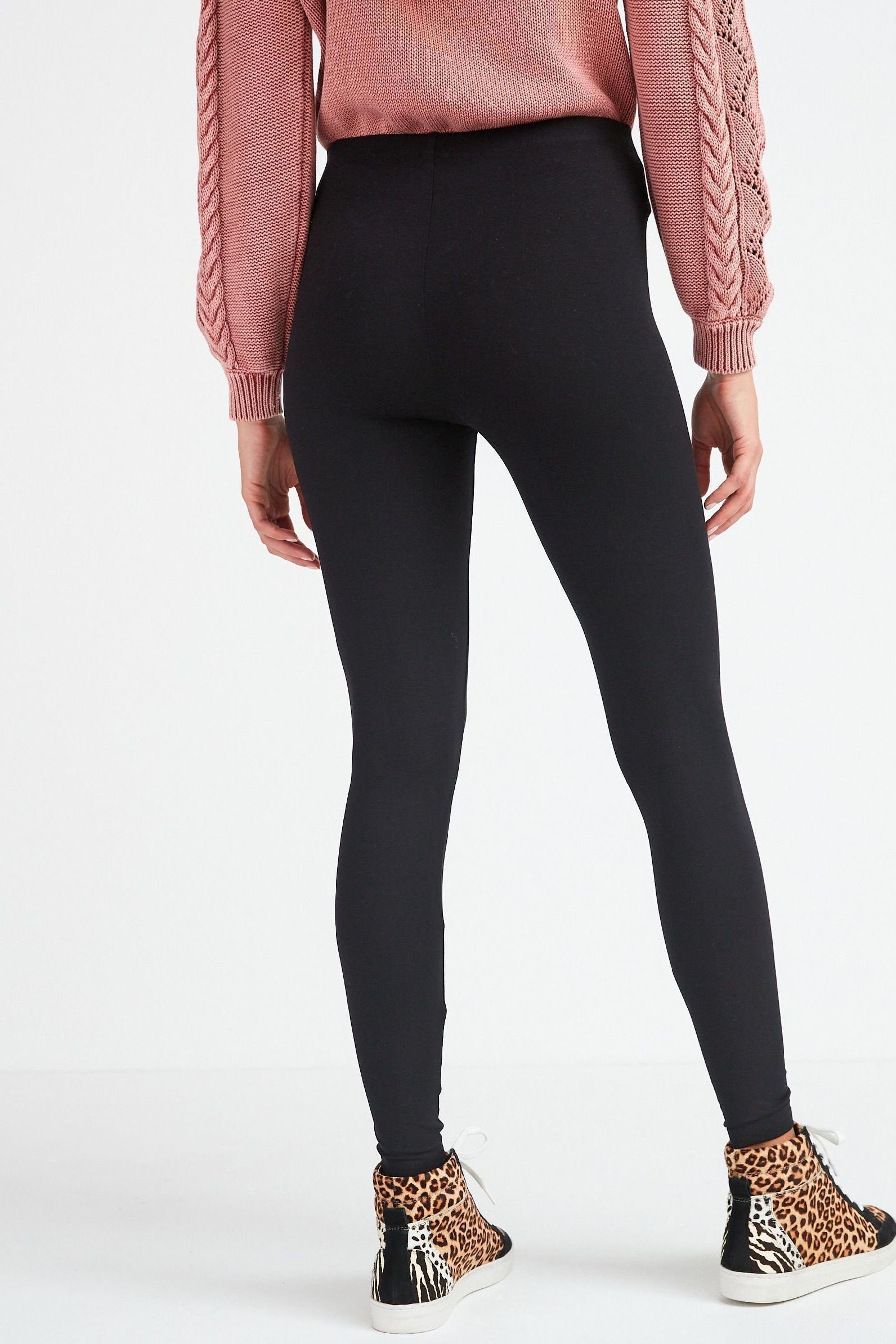 Next Fußlange (1-tlg) Black Leggings Leggings