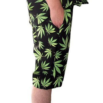Lipta TDP Kostüm Cannabis Hanf Motiv Shorts für Erwachsene