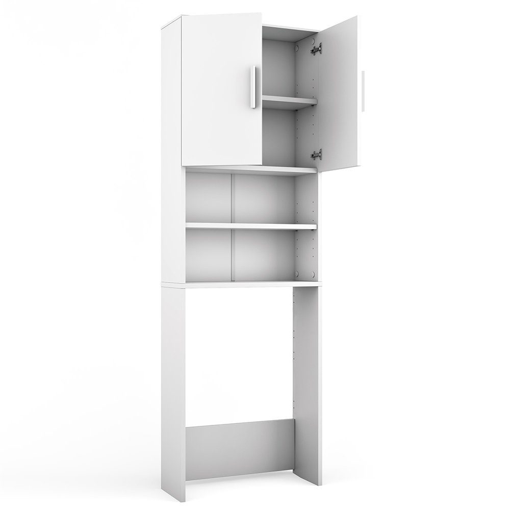 Vicco Waschmaschinenschrank Weiß 64 x 190 cm günstig online kaufen