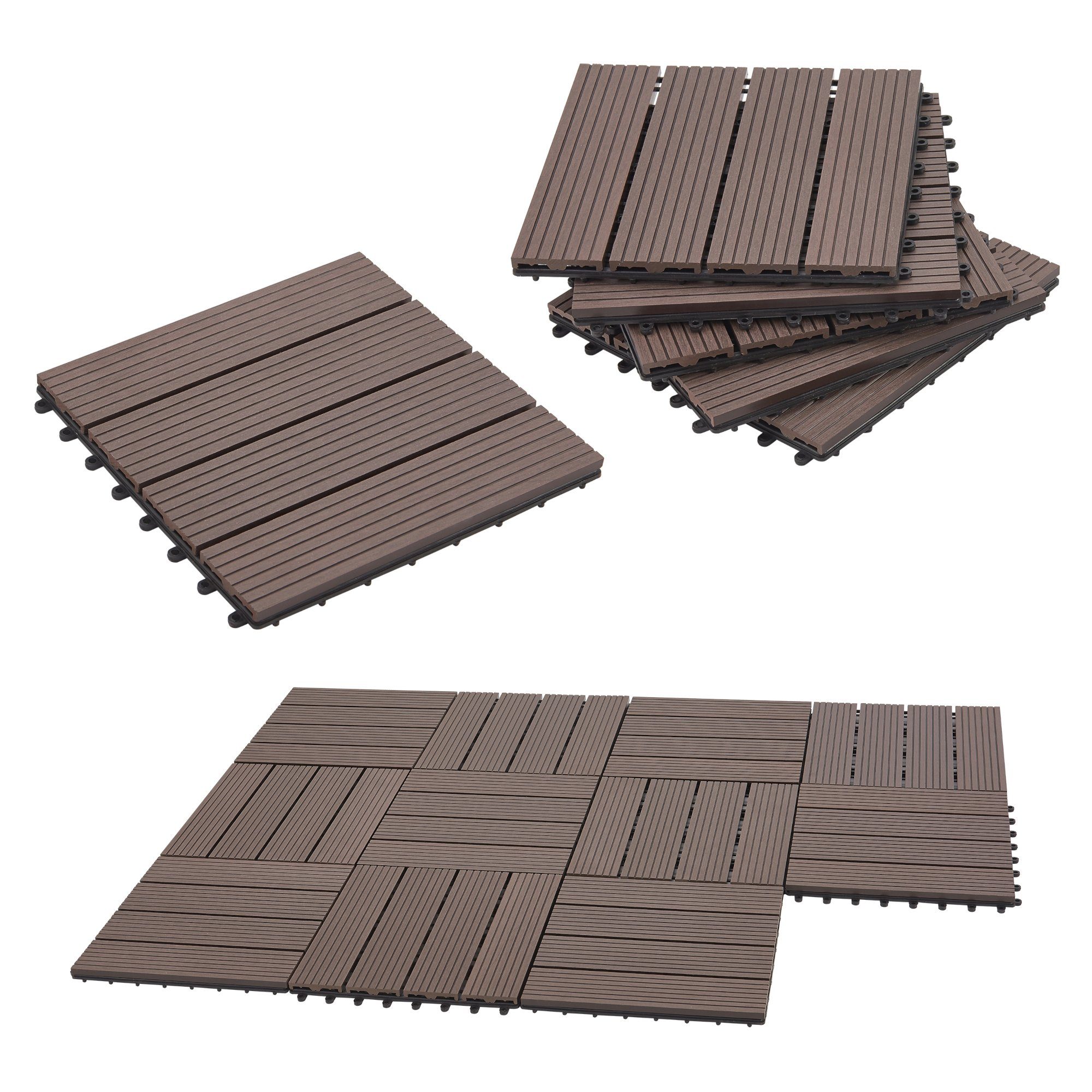 en.casa Klickfliesen, Set, 11 Stk., »Schramberg« günstig online kaufen