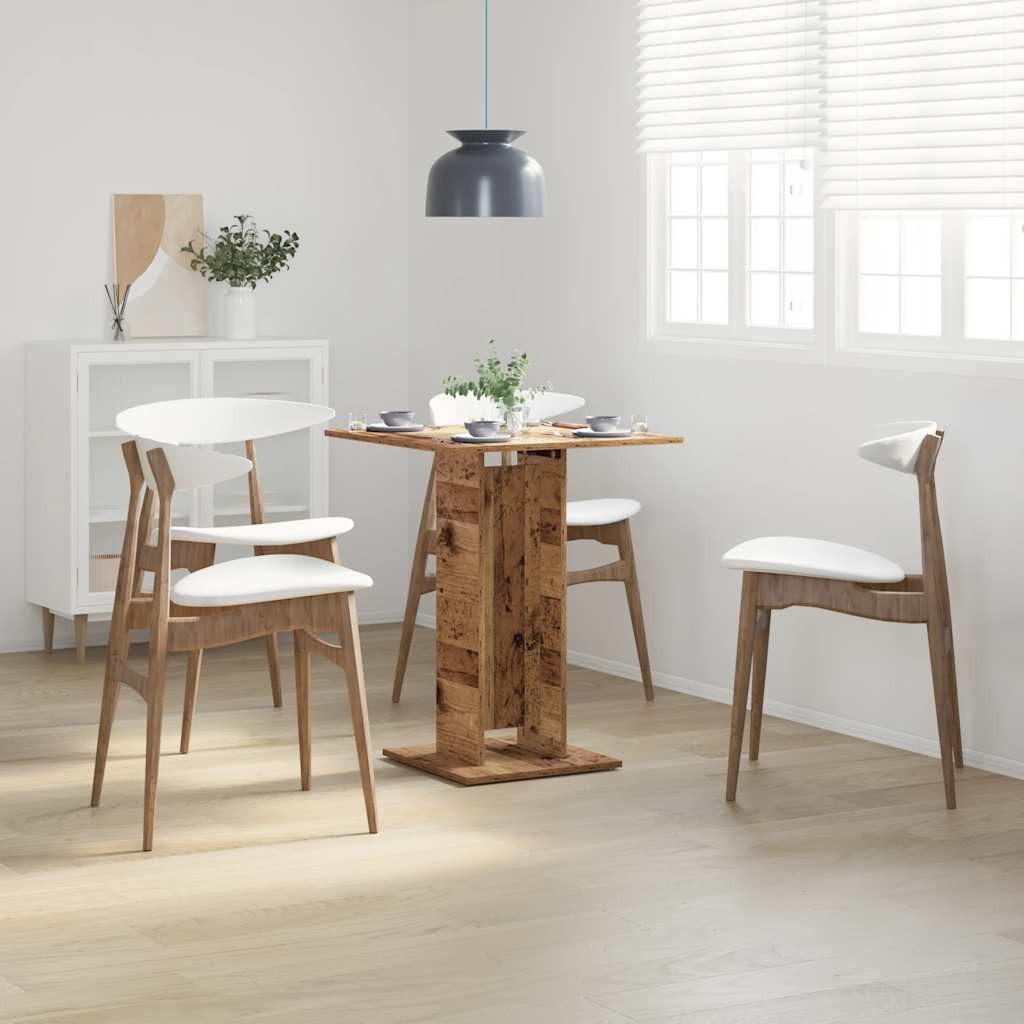 vidaXL Esstisch Bistrotisch Altholz-Optik 60x60x75 cm günstig online kaufen