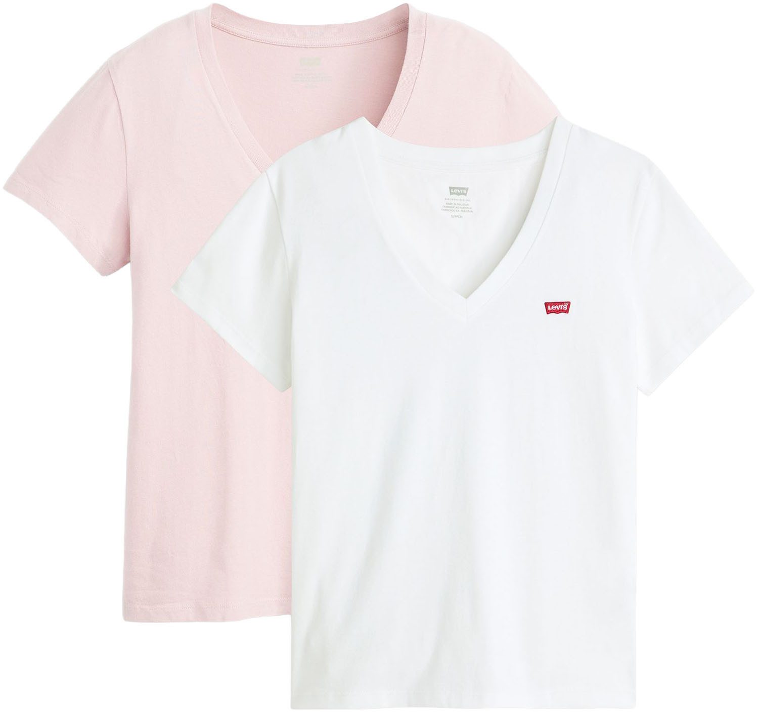 Levi's® T-Shirt VNECK TEE 2 PACK günstig online kaufen