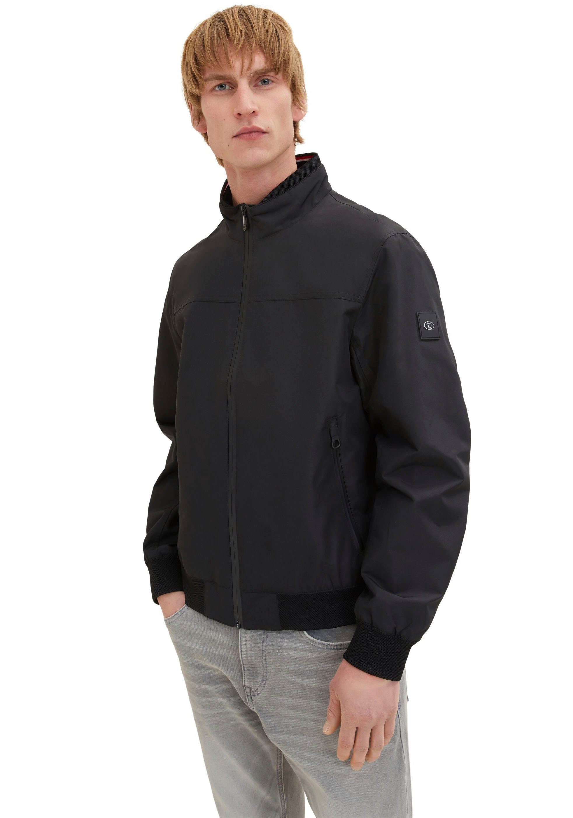 schwarz TOM TAILOR Outdoorjacke