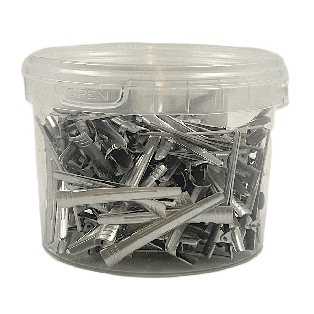 Ahsen Professional Haarspange AP Aluminium Haarspangen in Silber 5 und 9 cm