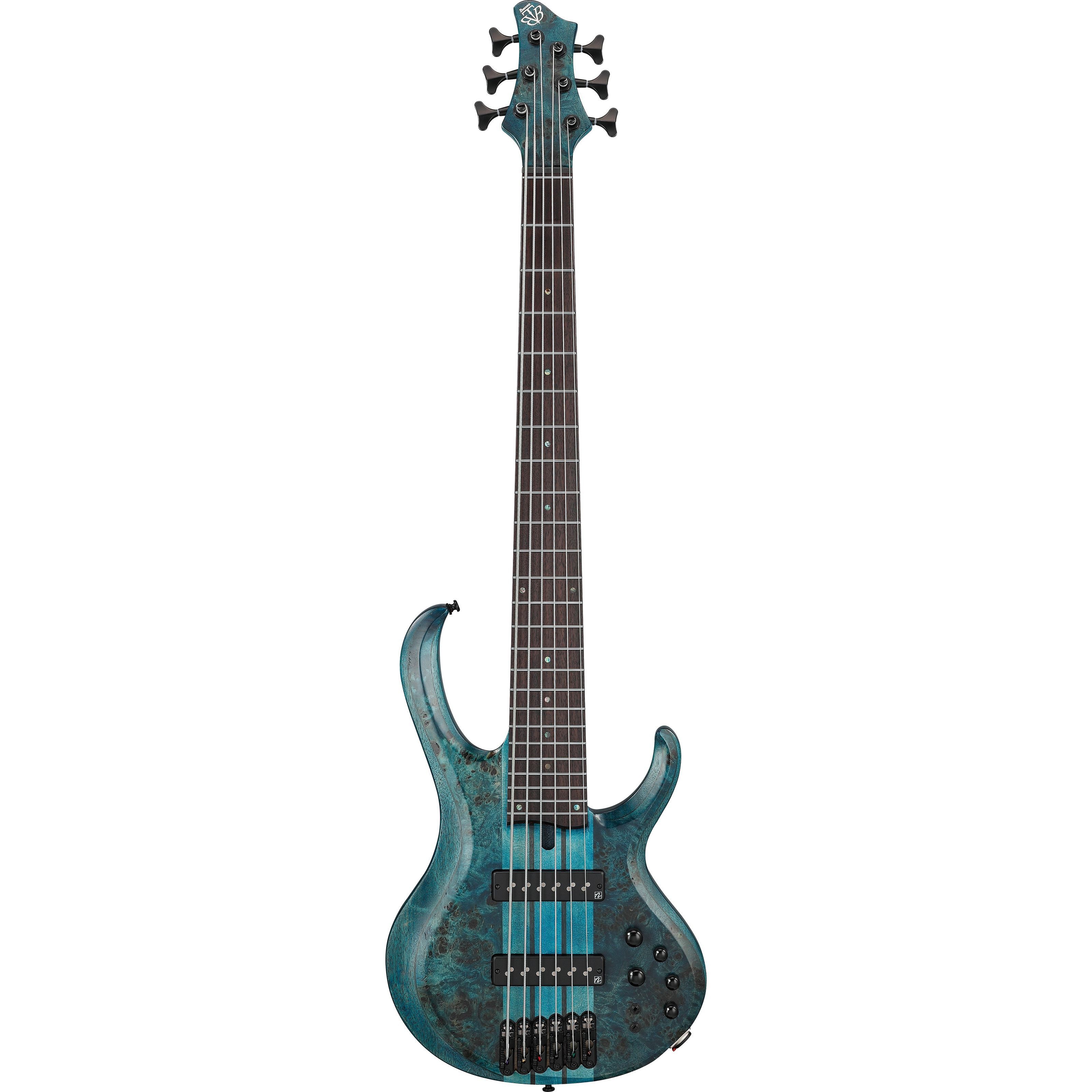 Ibanez E-Bass, E-Bässe, 6-Saiter E-Bässe, Bass Workshop BTB946-COL Cosmic Blue Low Gloss - E-Bass