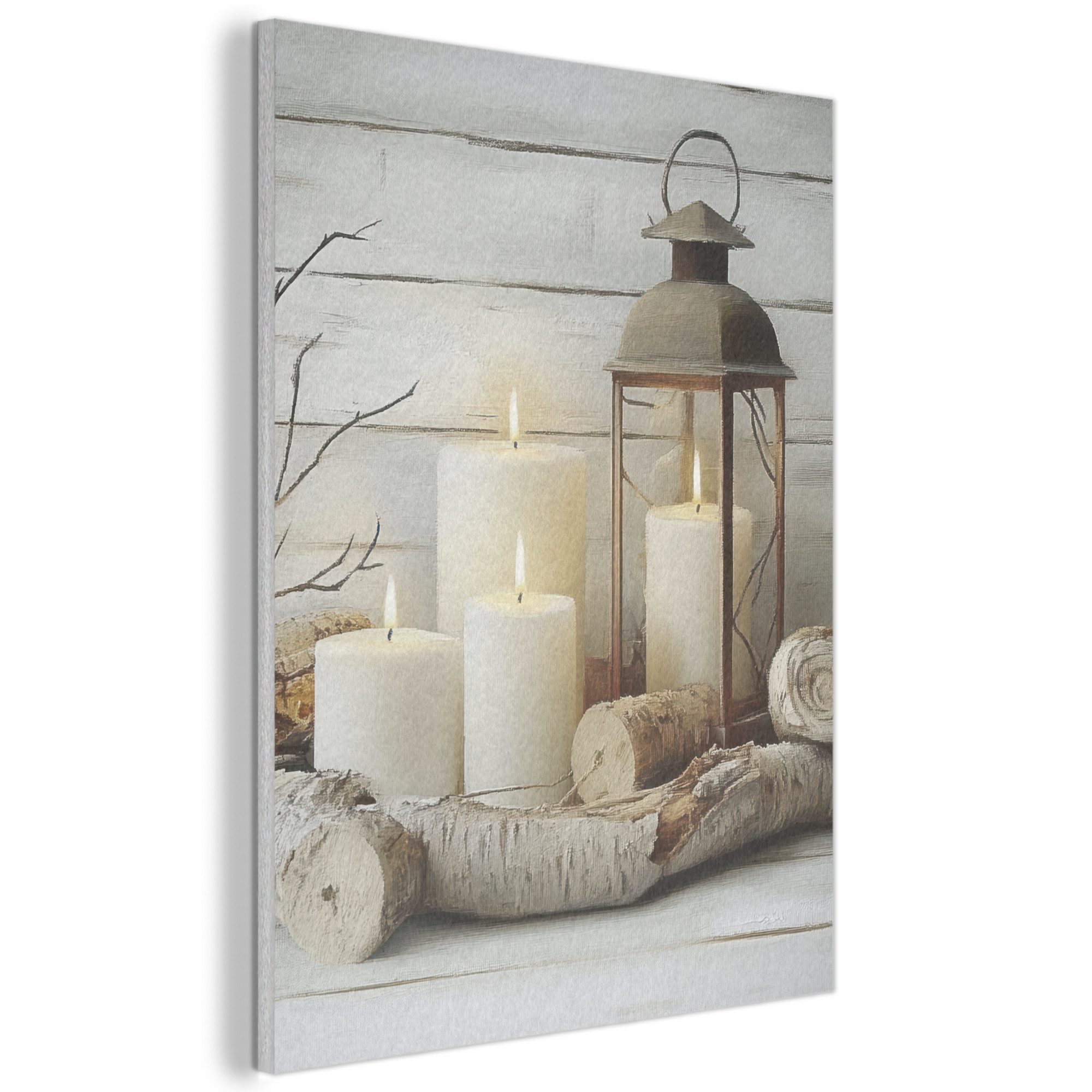 MuchoWow Gemälde Stilleben - Weiß - günstig online kaufen