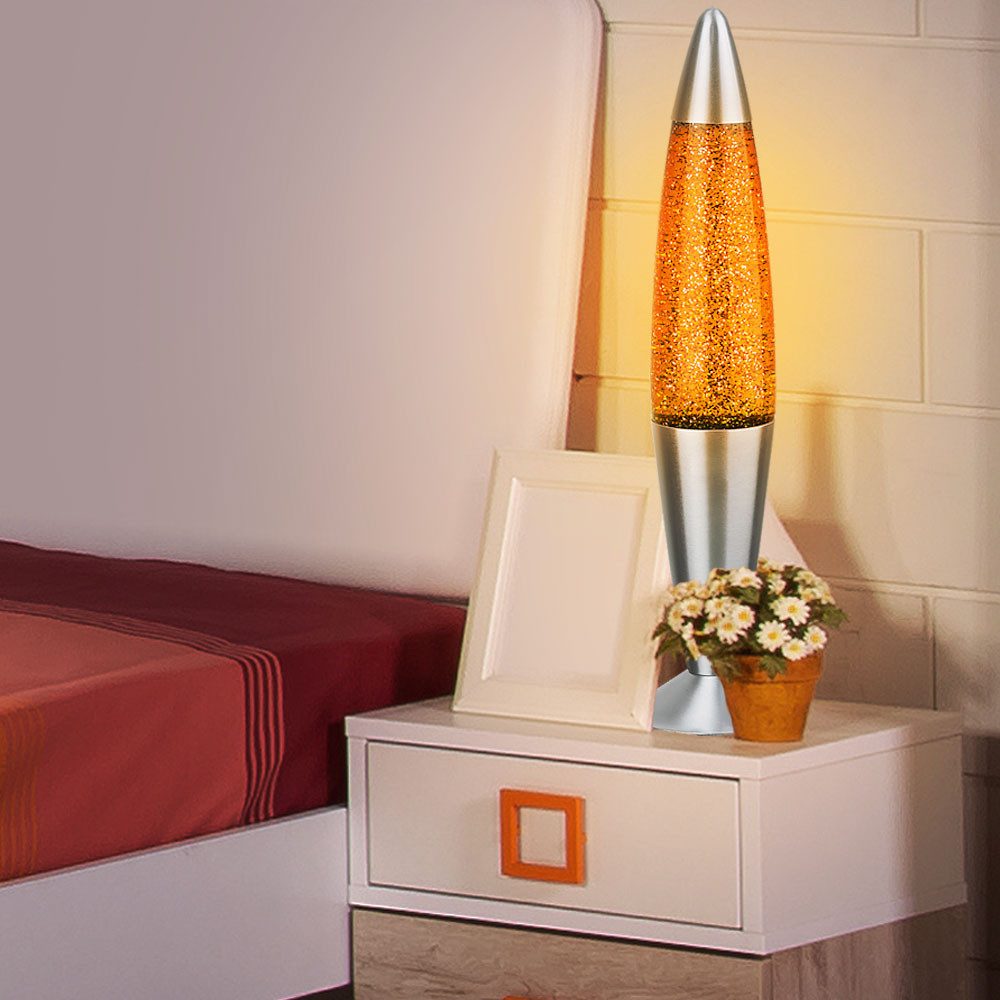 Rabalux Lavalampe, Leuchtmittel inklusive, Warmweiß, Design Tisch Leuchte Stand Licht Kinder Zimmer Effekt Akzent
