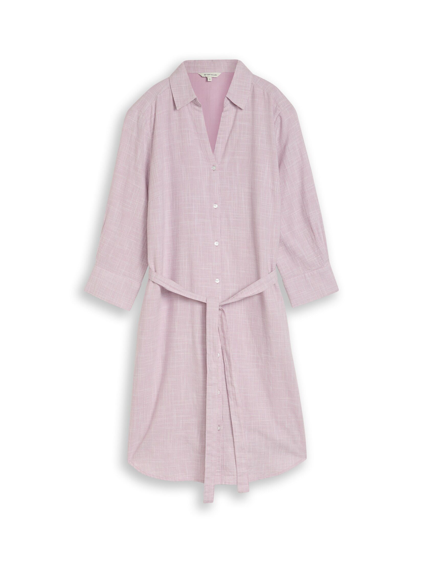 TOM TAILOR Jerseykleid Kleider & Jumpsuits Blusenkleid mit Bindegürtel