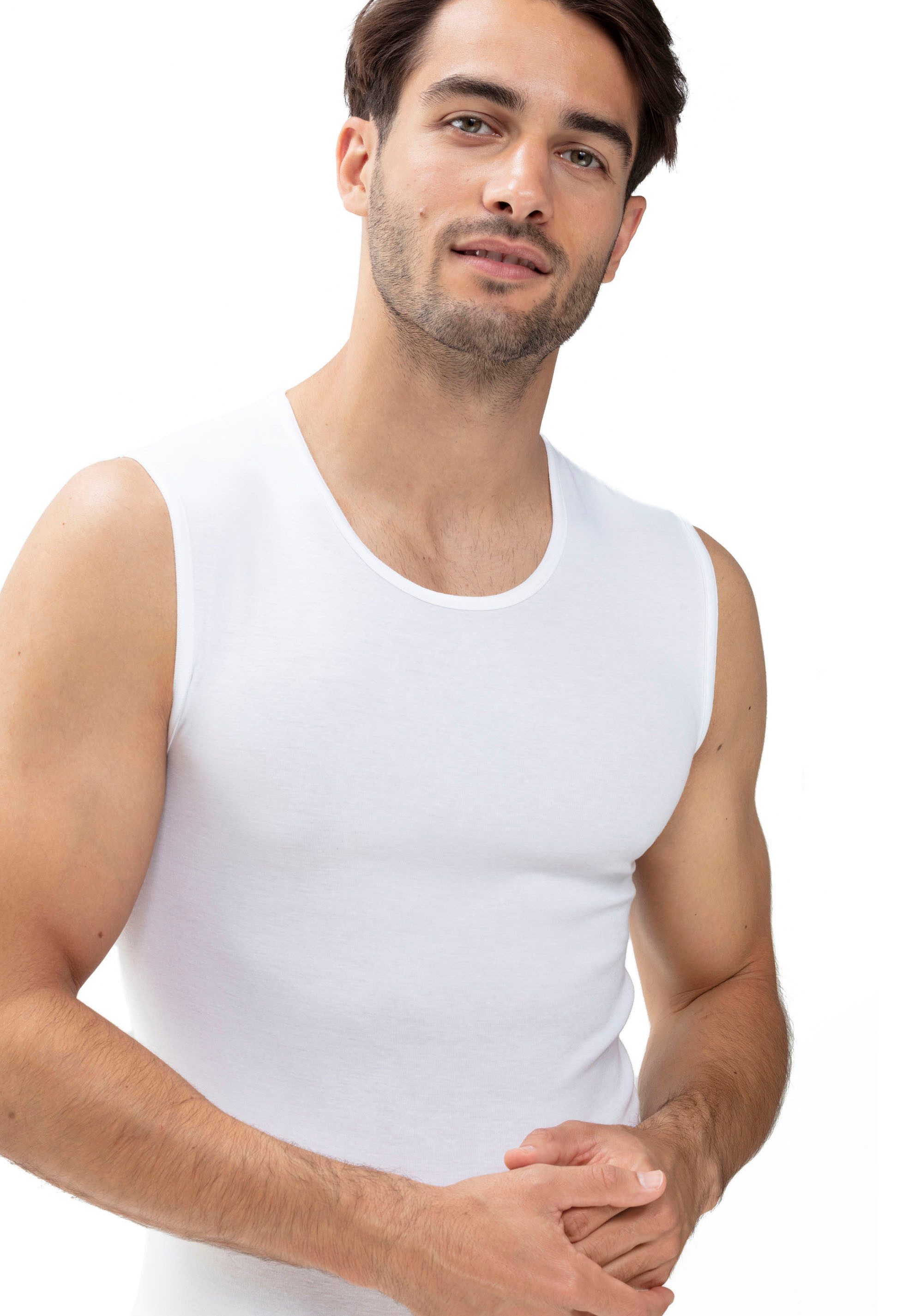 Mey Muscleshirt Casual Cotton (K) Elastische Hals und Armabschlüsse günstig online kaufen