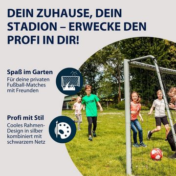 Hudora Fußballtor Expert 120-300 cm, wetterfeste & standfeste Torwand