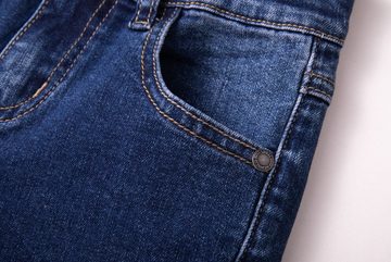 suebidou 5-Pocket-Jeans Lange Jeanshose für Jungen blau used Denim