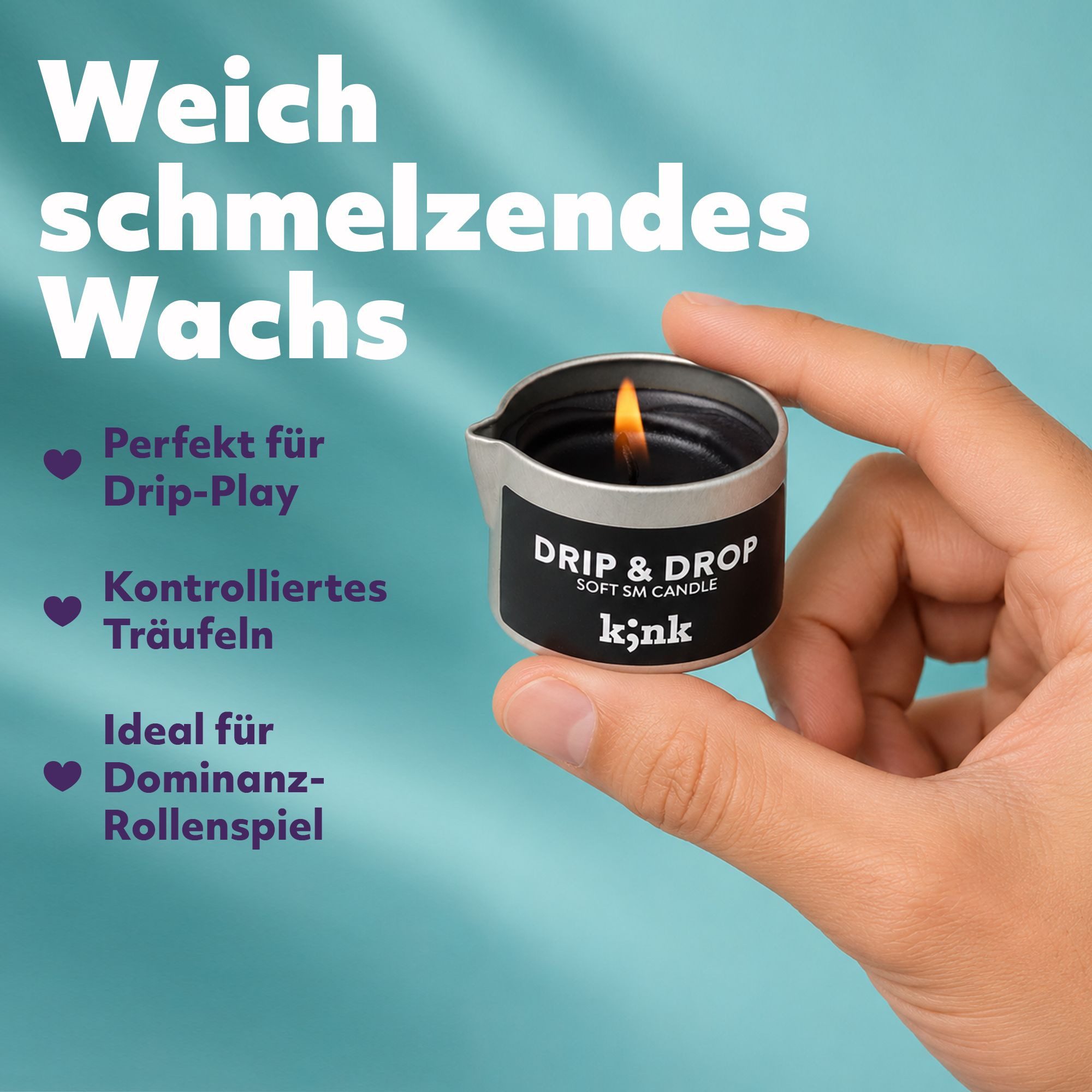 AMORELIE Massagekerze AMORELIE "Drip & Drop" Soft-SM-Kerze