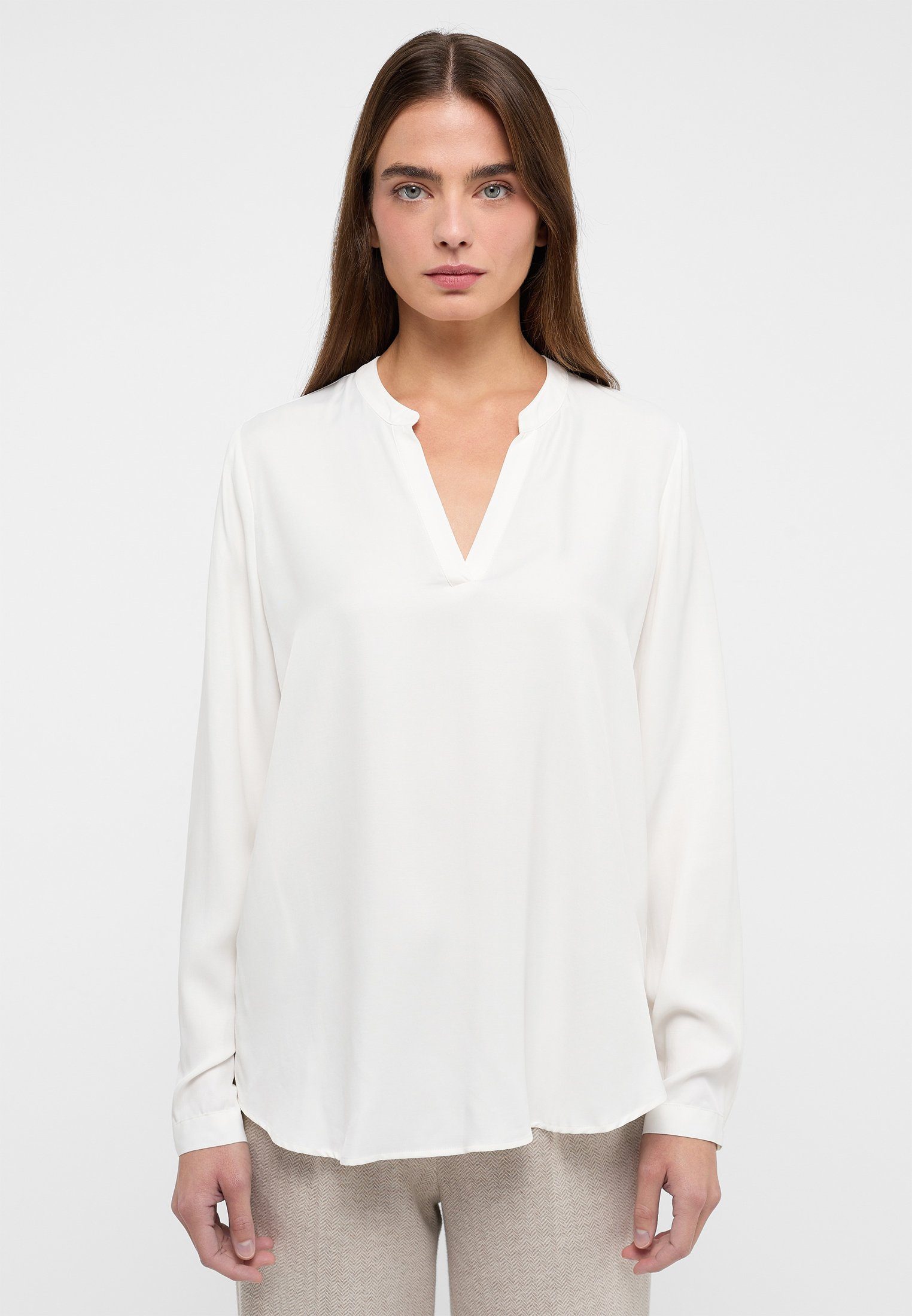 Eterna Longbluse LOOSE FIT champagner | Blusen