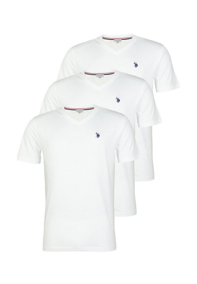 U.S. Polo Assn. T-Shirt T-Shirt Kurzarmshirt 3er Pack (3-tlg., 3)