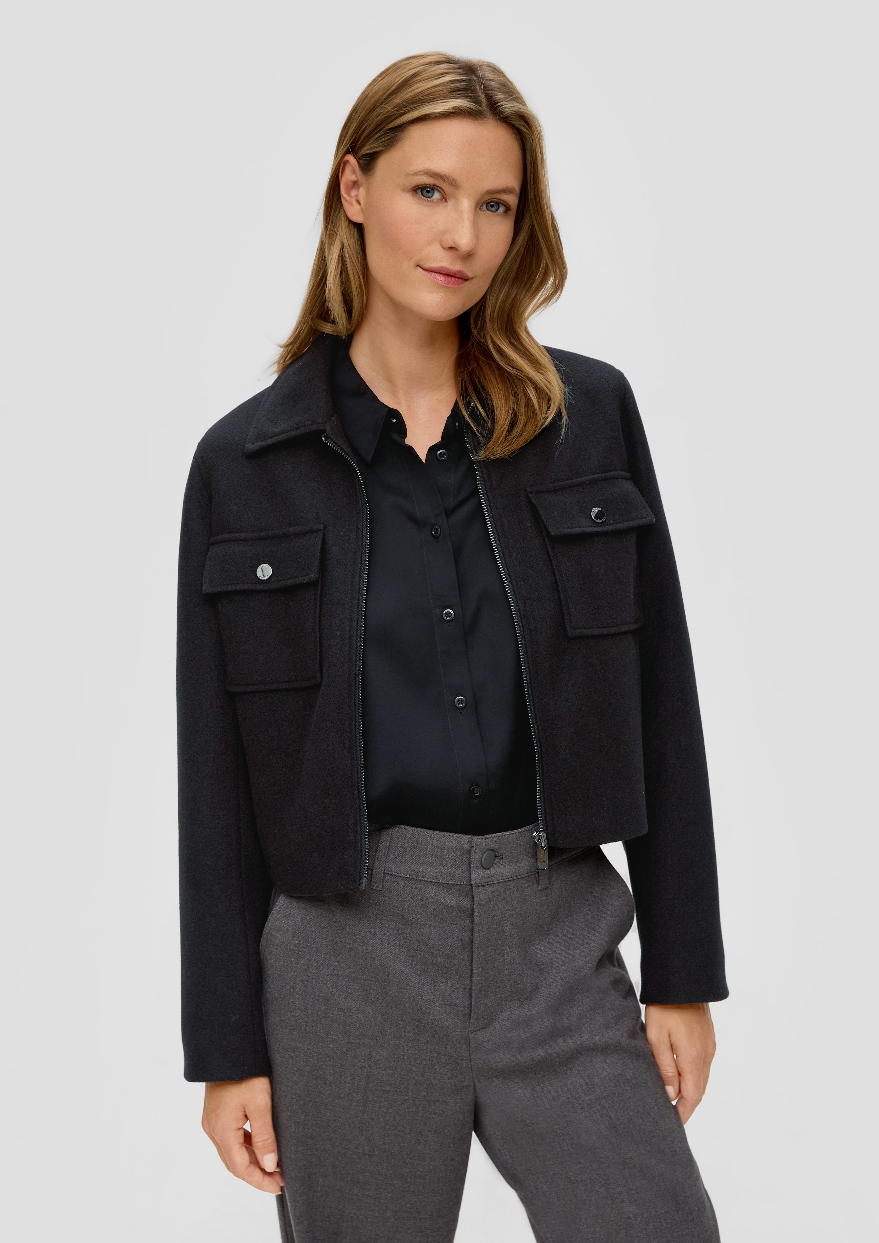 Funktionsjacke Jacke aus Interlockjersey