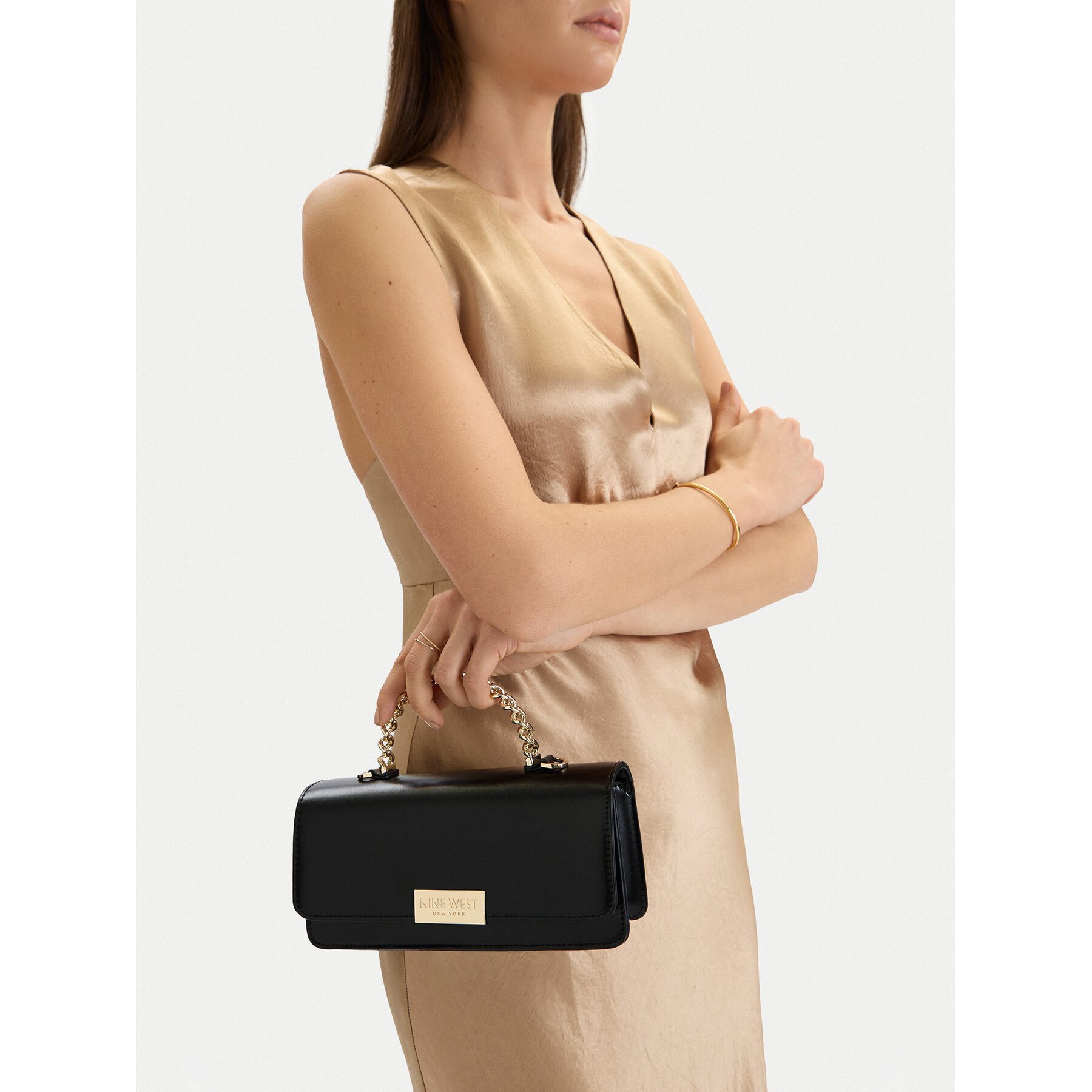 Nine West Handtasche Schwarze Damenhandtasche von Nine West