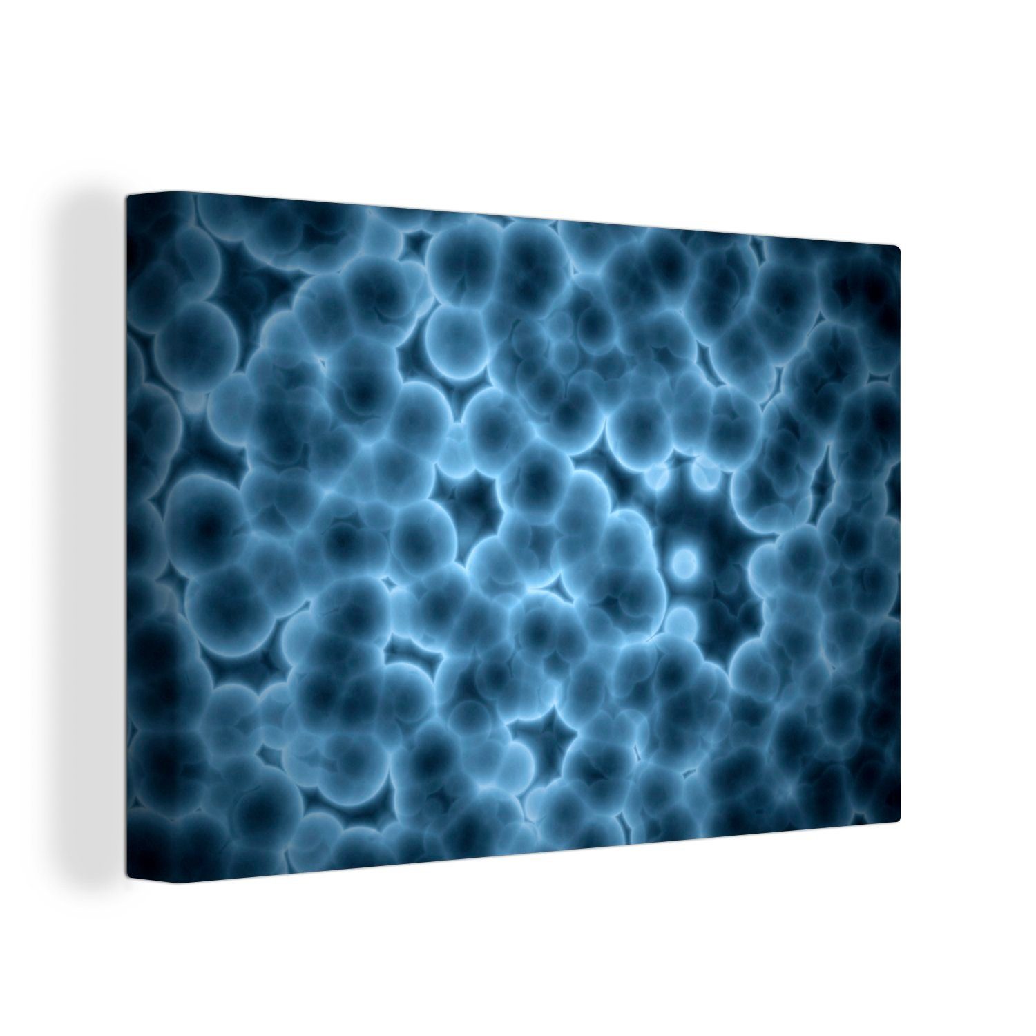 (1 Aufhängefertig, Leinwandbild menschlichen Körper, Wanddeko, OneMillionCanvasses® dem Wandbild Zellen St), 30x20 cm aus Leinwandbilder,