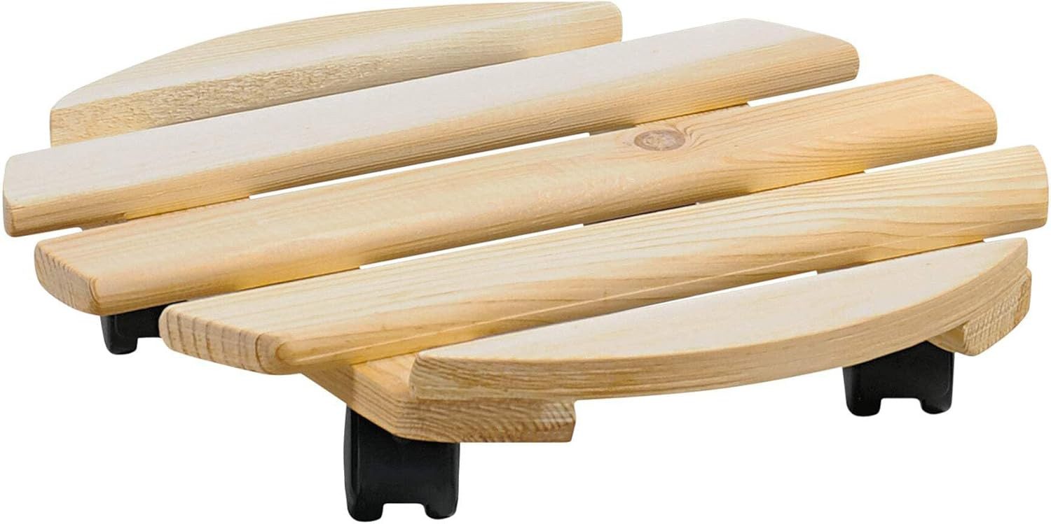 KESPER® Pflanzenroller Pflanzenroller rund, 35 x 8 cm, mit Lenkrollen bis 100 Kg, (1-St)