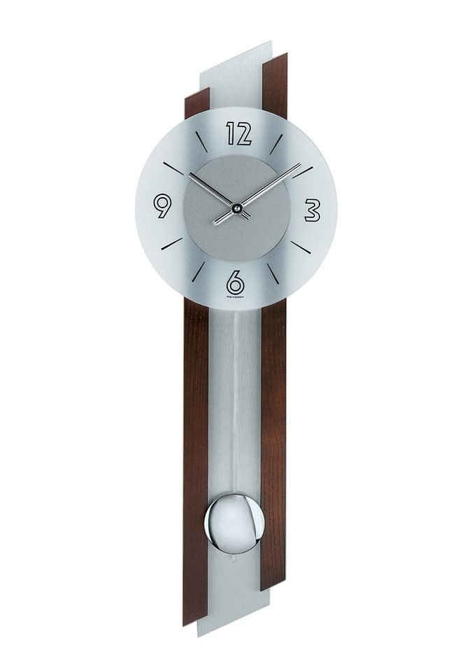 AMS Pendelwanduhr W7207/1 (mit Chrompendel)