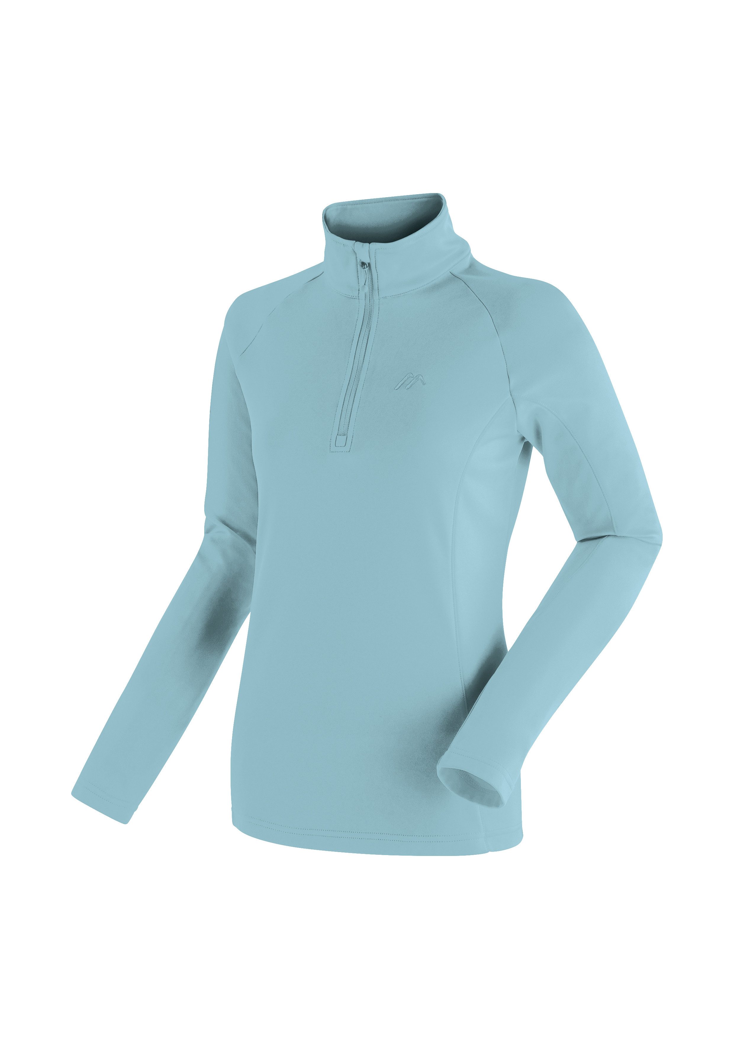 Maier Sports Fleecepullover Eva Damen Fleece, funktioneller Midlayer, Half-Zip, Regular Fit