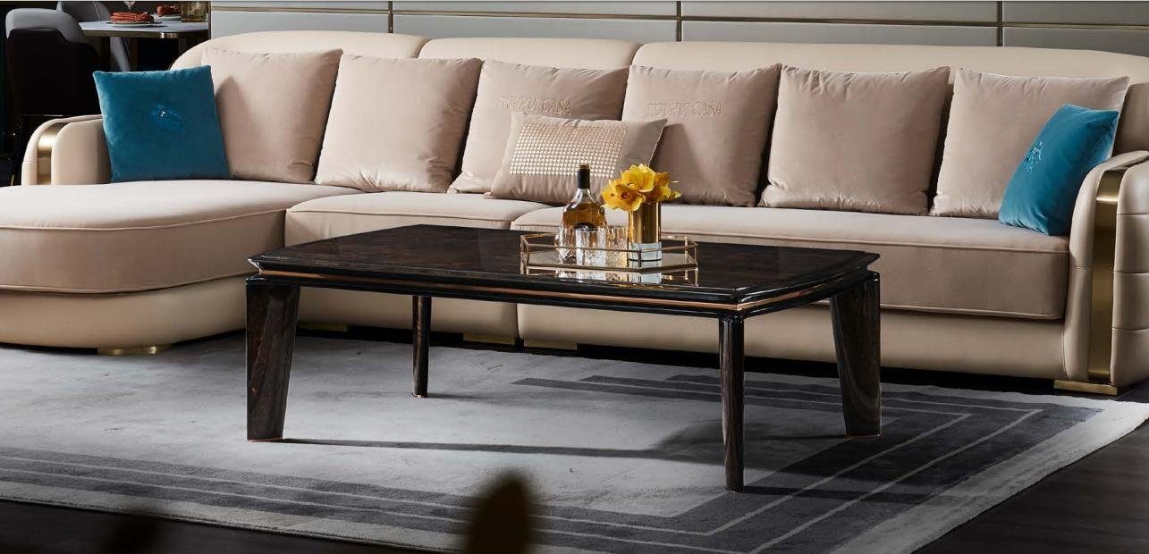 JVmoebel Couchtisch Couchtisch Wohnzimmer Design Leder Europe Möbel Luxus Made Tisch In Beistell