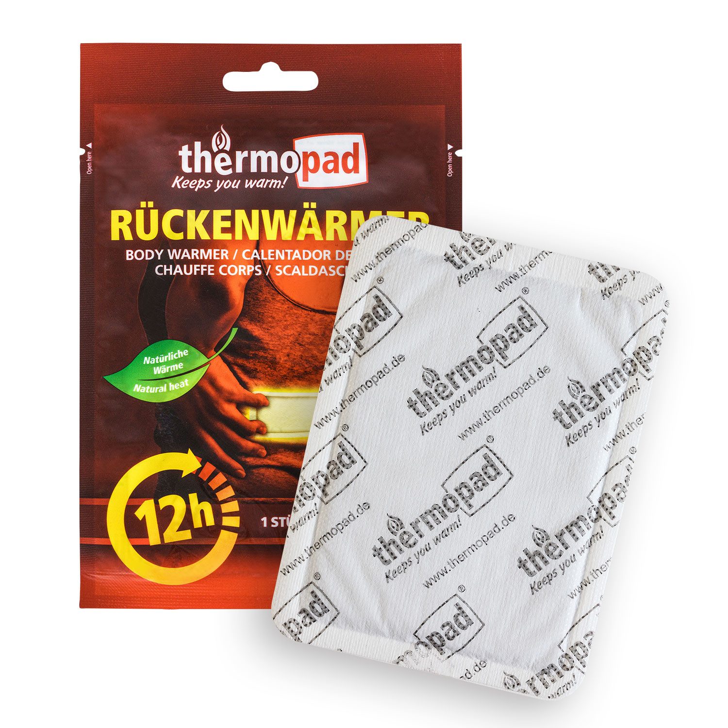 Thermopad Körperwärmer 10 Stück Thermopad Rückenwärmer, 10-tlg., Auch geeignet als Nackenwärmer, Schulterwärmer oder Nierenwärmer