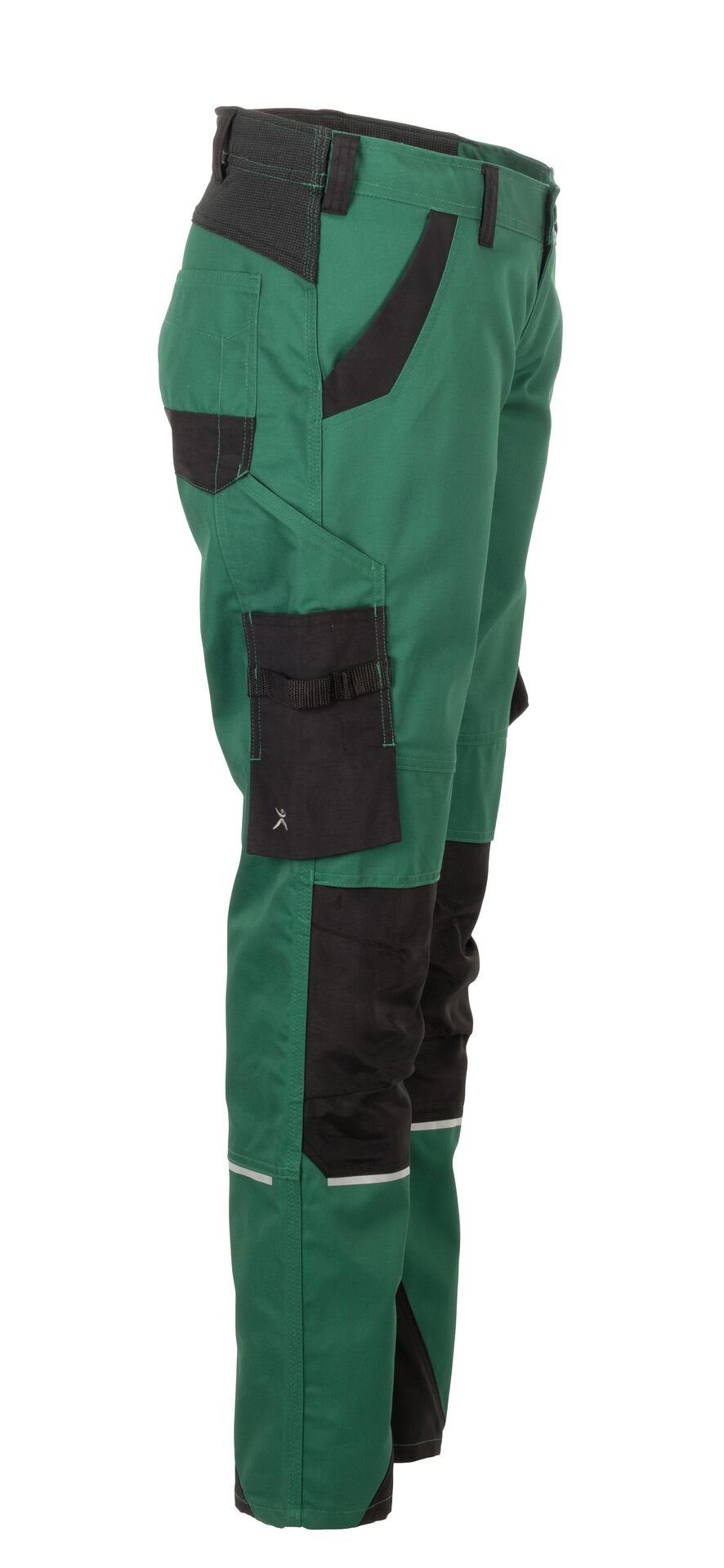 Planam Arbeitshose Damen Bundhose Norit grün/schwarz Größe 44 (1-tlg)