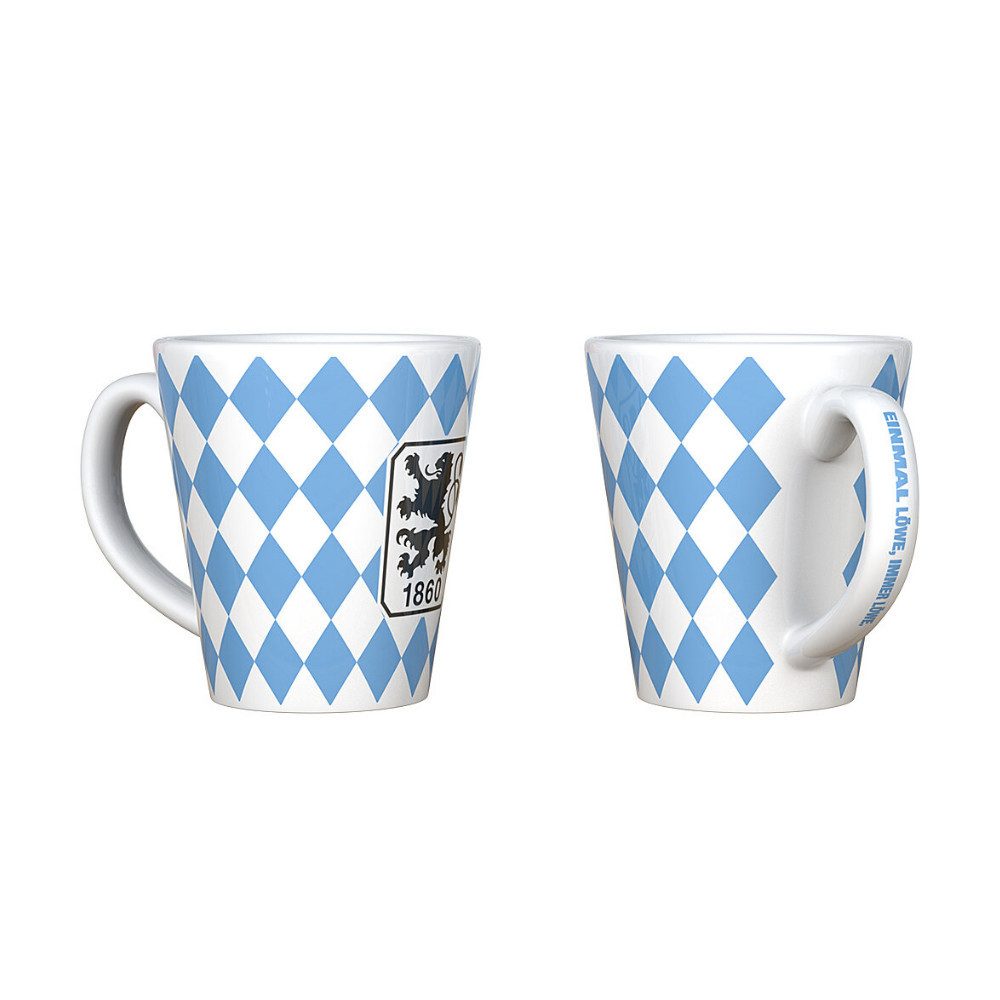 TSV 1860 München Becher TSV 1860 München Tasse Rauten, Keramik