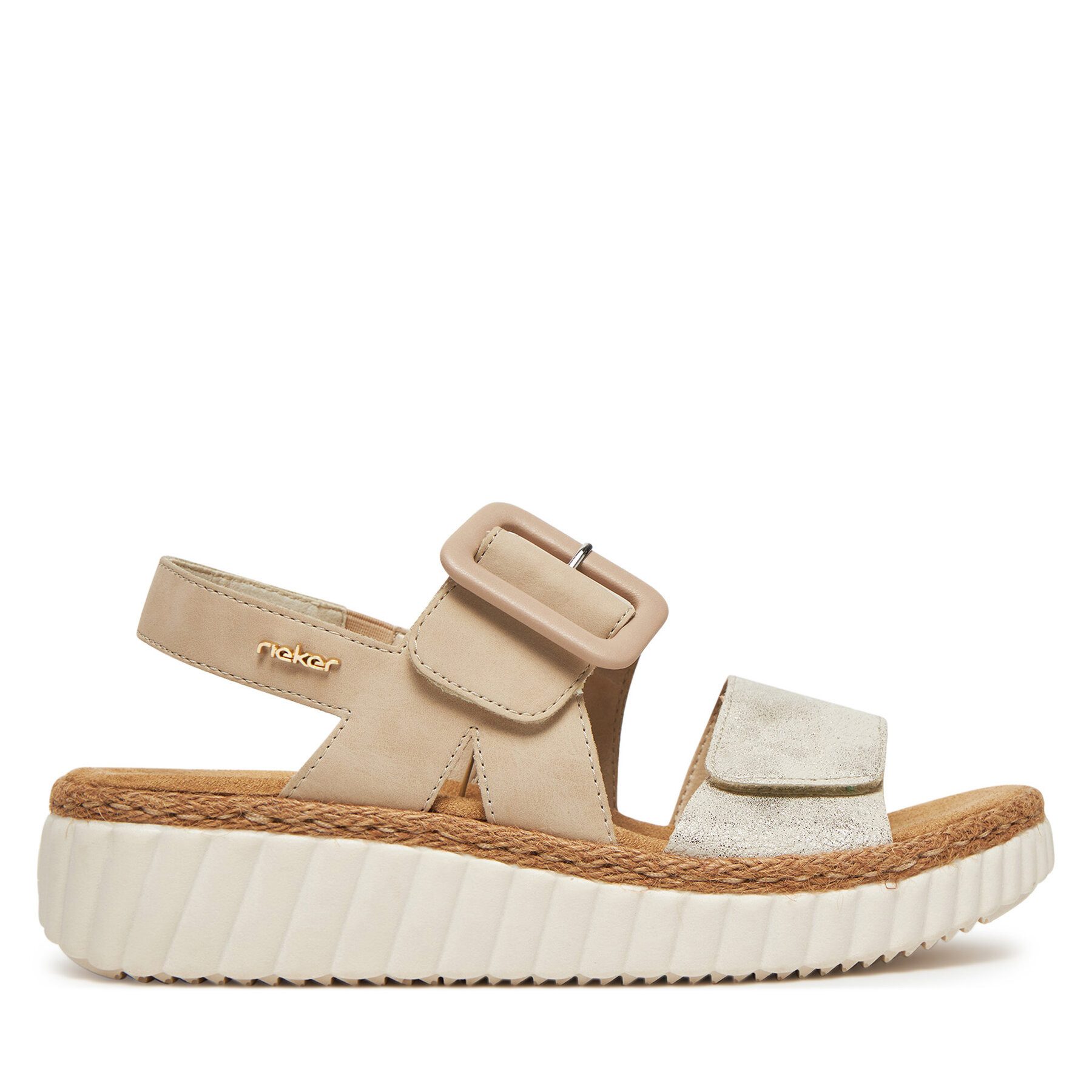 Rieker Rieker Damen-Sandalen Beige 69260-60 Sandale