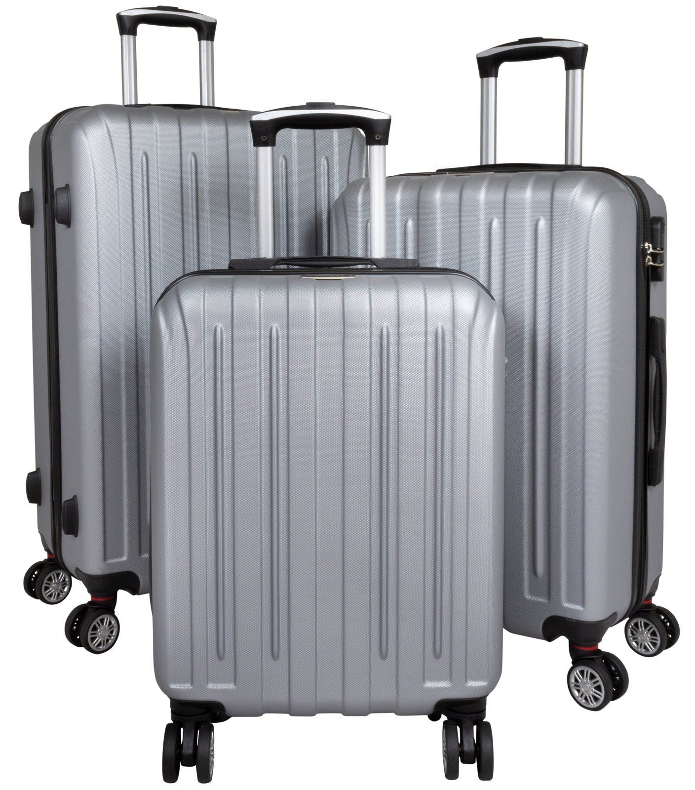 Trendyshop365 Kofferset Dallas, 4 Rollen, (Hartschale, günstig online kaufen