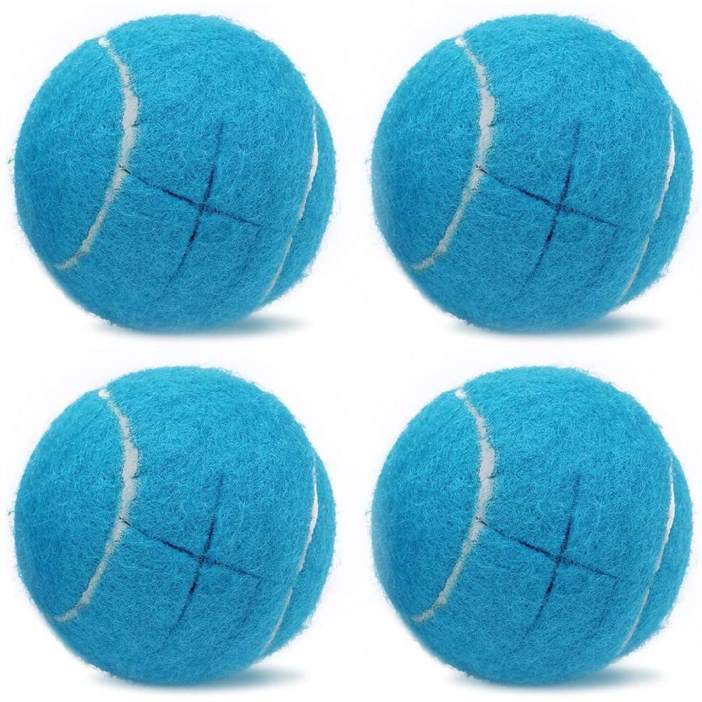 GelldG Tennisball 4 Stück Stuhlbeinkappen, Stuhlbeinschoner, Schutzkappen blau
