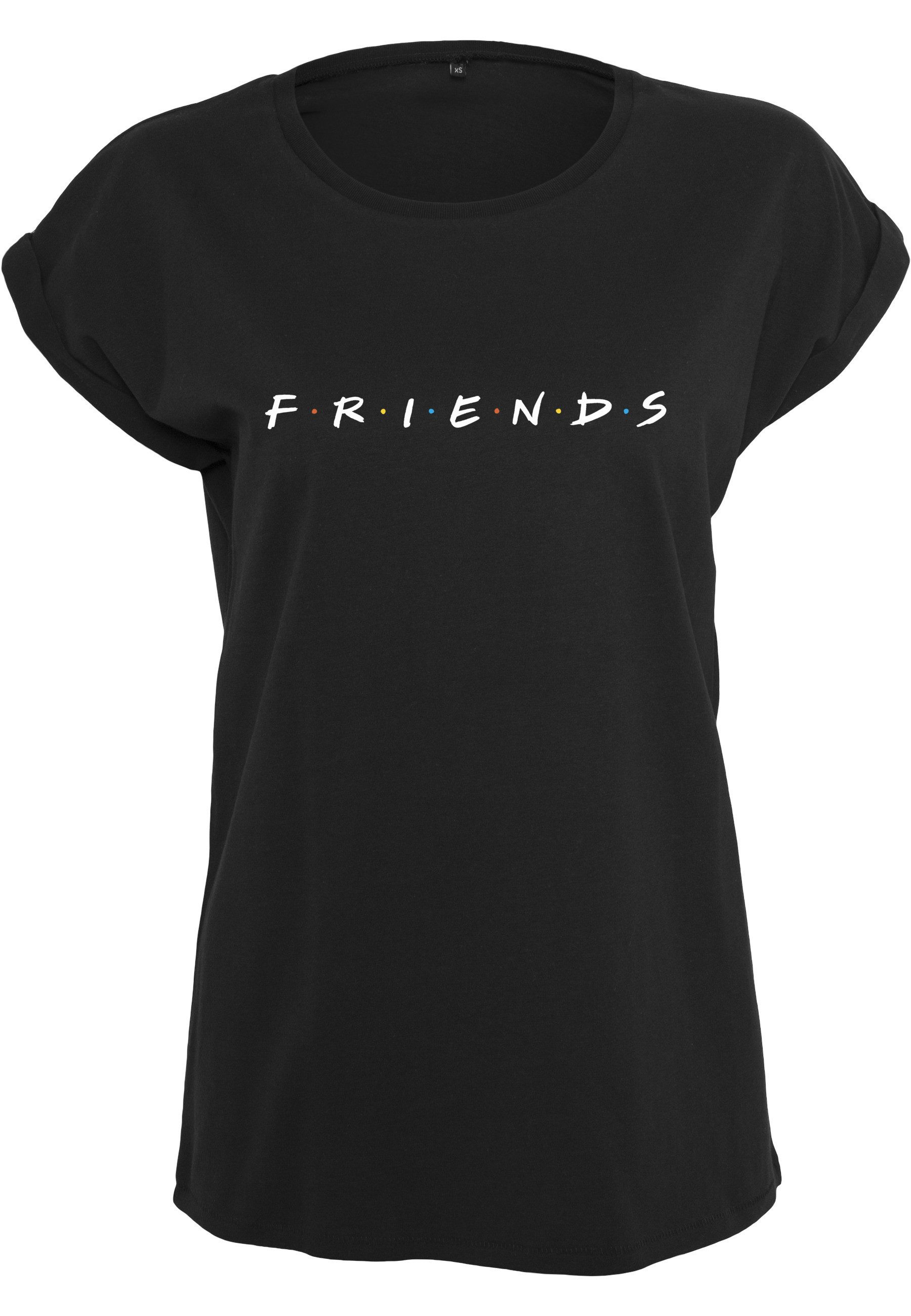 Kurzarmshirt Merchcode Damen Ladies Friends Logo Tee