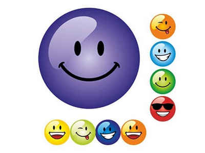 LK Trend & Style Sticker 1104 Smiley als Aufkleber, tolle Emoji mit Lerneffekt, Lustige kleine Smileys zum Aufkleben